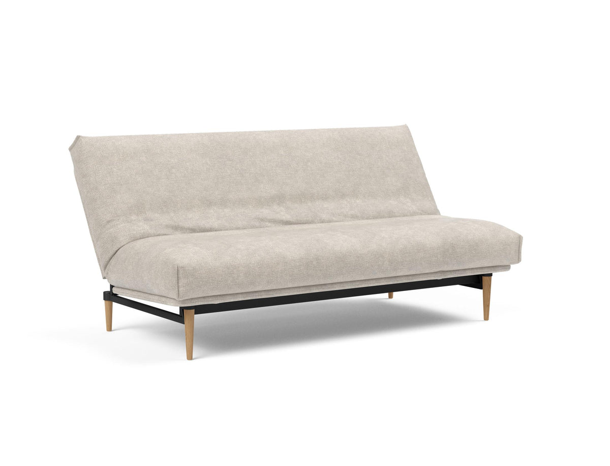 Colpus Bettsofa 140 Nordic Cover mit Gestellbezug Soft Spring in 280 Avella Sand präsentiert im Onlineshop von KAQTU Design AG. Bettsofa ist von Innovation Living