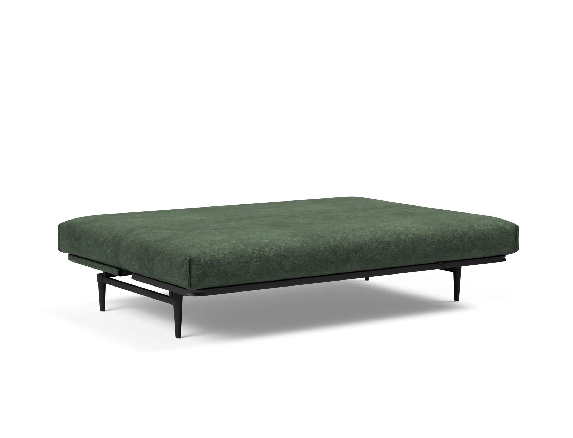 Erleben Sie das stilvolle Colpus Bettsofa 140 in Eiche schwarz mit Nordic Cover – perfekt für zeitgemäße Einrichtung und vielseitige Schlafmöglichkeiten.