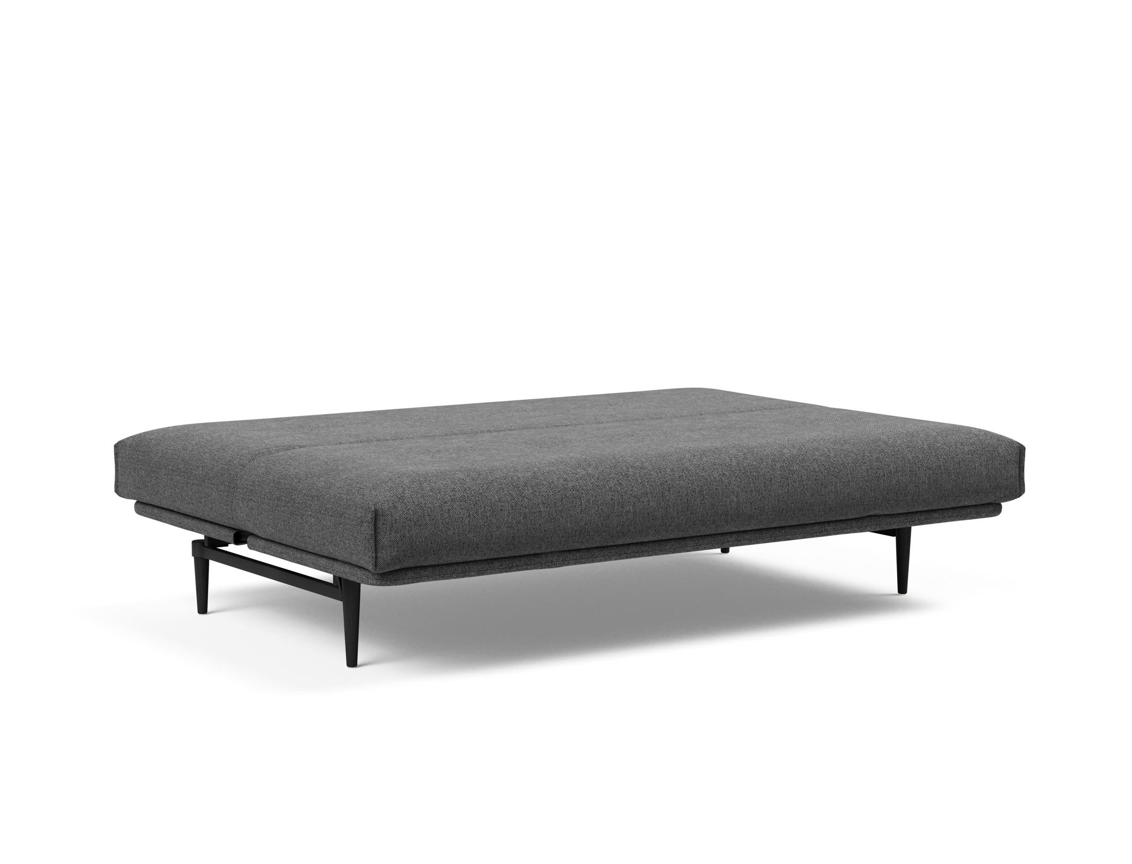 Entdecken Sie das Colpus Bettsofa 140 in elegantem Eiche schwarz. Der Soft Spring Bezug vereint modernen Stil mit höchstem Sitzkomfort.