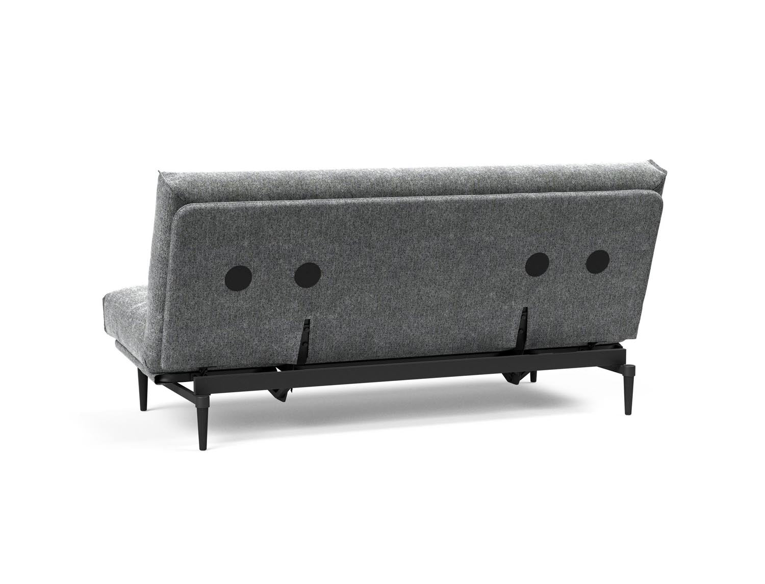 Erleben Sie das Colpus Bettsofa 140 in stilvollem Eiche schwarz. Der Soft Spring Bezug bietet optimalen Komfort und zeitgemäßes Design für Ihr Zuhause.