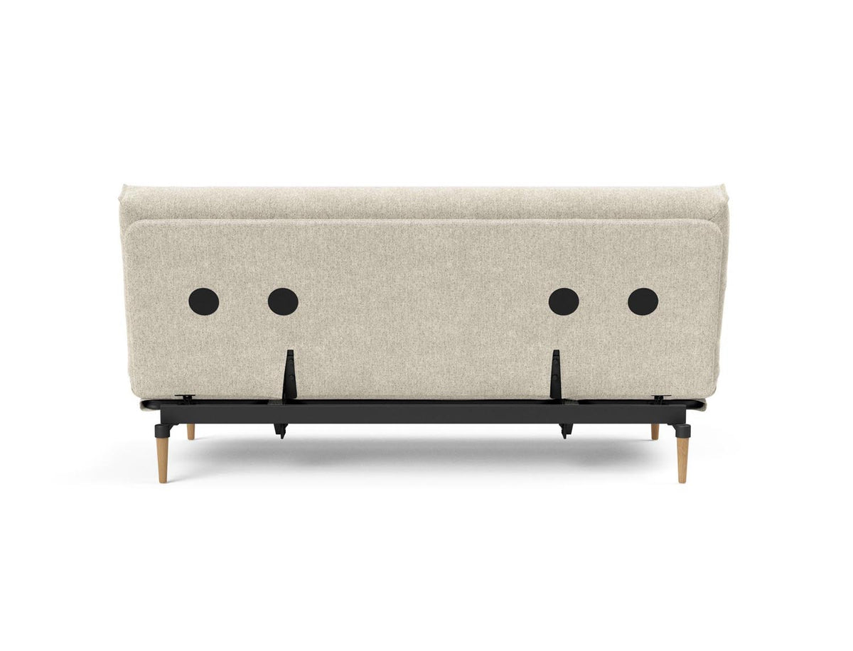 Colpus Bettsofa 140 Nordic Cover mit Gestellbezug Soft Spring in 357 Taura Off White präsentiert im Onlineshop von KAQTU Design AG. Bettsofa ist von Innovation Living