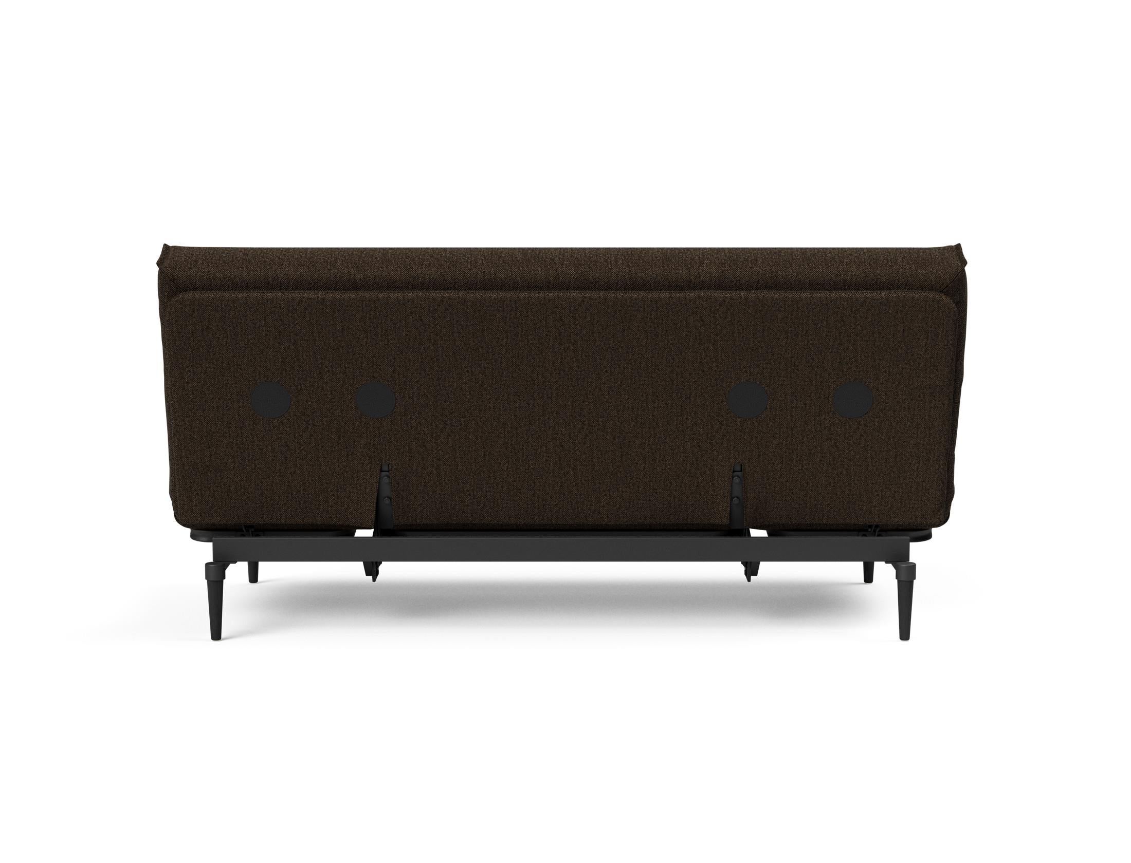 Erleben Sie das stilvolle Colpus Bettsofa 140 in edlem Eiche schwarz mit Nordic Cover – perfekt für zeitgemäße Einrichtung und vielseitige Schlafmöglichkeiten.