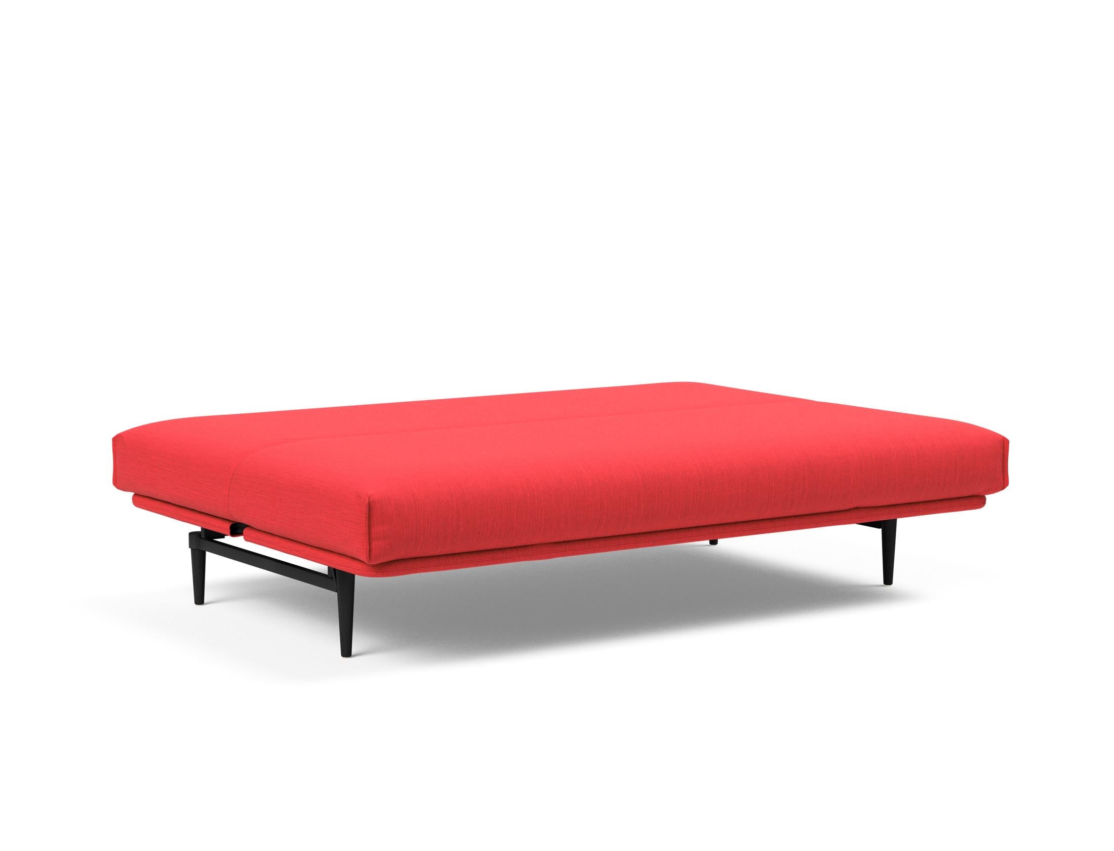 Entdecken Sie das Colpus Bettsofa 140 in elegantem Eiche schwarz. Der Soft Spring Bezug vereint modernen Stil mit höchstem Sitzkomfort.