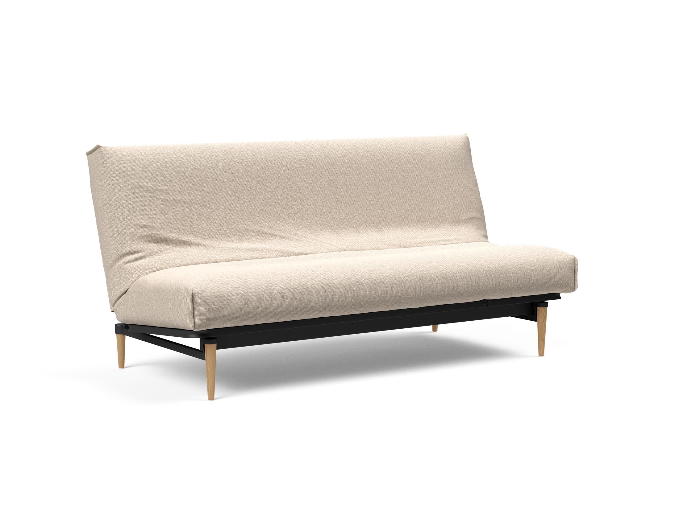 Erleben Sie das Colpus Bettsofa 140 Nordic Cover Soft Spring von Innovation Living – stilvolles Design trifft auf vielseitige Nutzung und hohen Schlafkomfort.