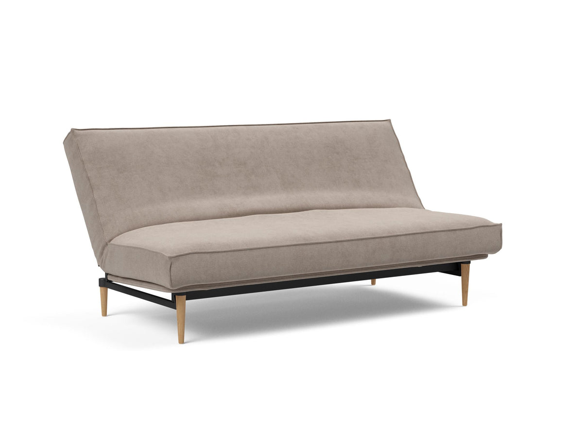Colpus Bettsofa 140 Sharp Plus Cover mit Gestellbezug Soft Spring in 318 Cordufine Beige präsentiert im Onlineshop von KAQTU Design AG. Bettsofa ist von Innovation Living