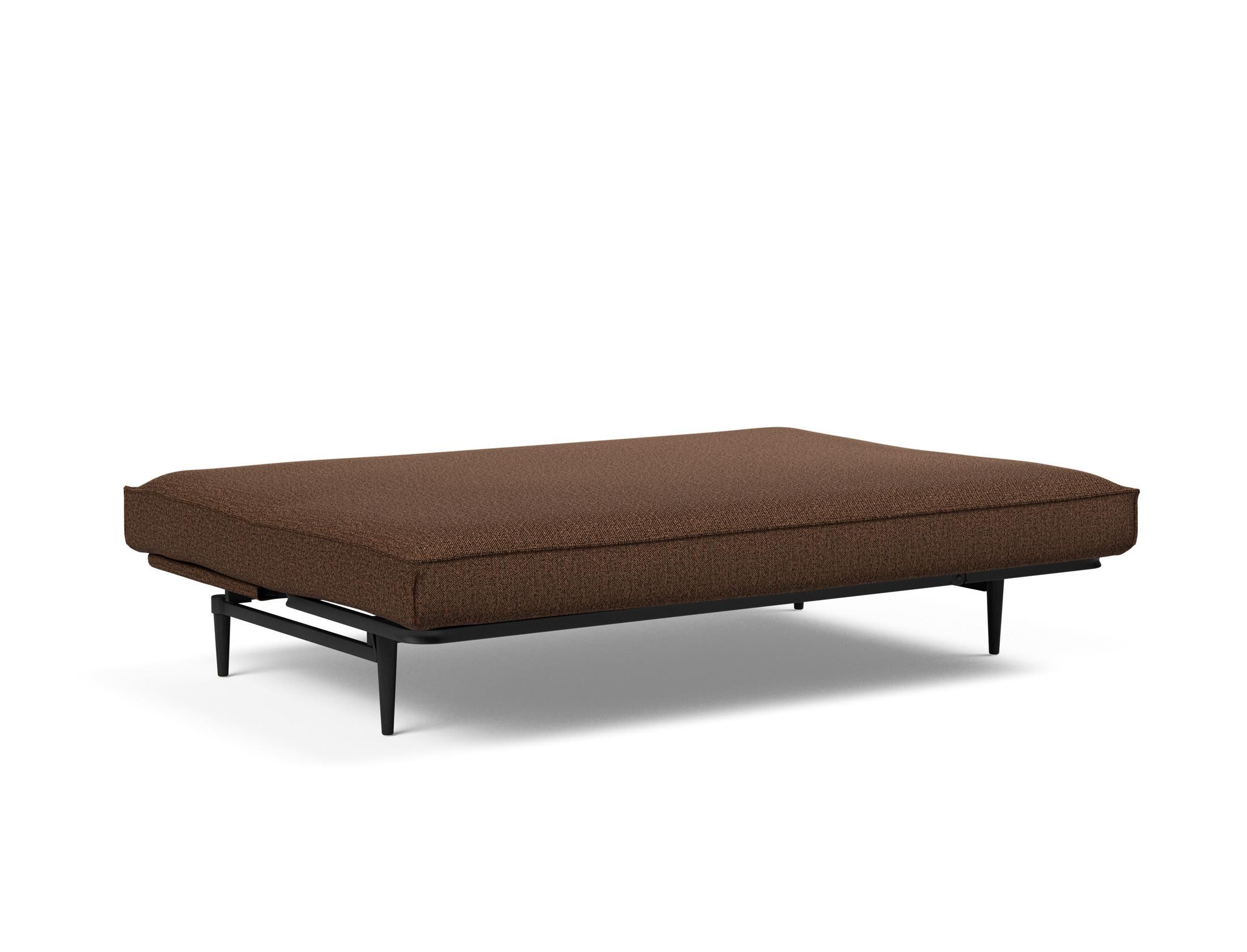 Erleben Sie das Colpus Bettsofa 140 Sharp Plus in stilvollem Eiche schwarz – perfekt für komfortable Nächte und zeitgemäße Einrichtung.