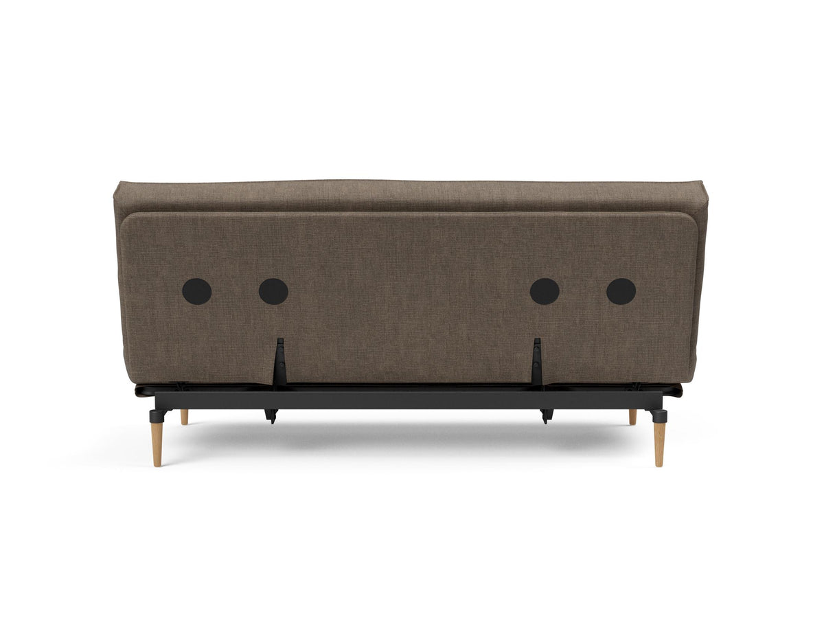 Colpus Bettsofa 140 Sharp Plus Cover mit Gestellbezug Soft Spring in 411 Esina Cedar Brown präsentiert im Onlineshop von KAQTU Design AG. Bettsofa ist von Innovation Living