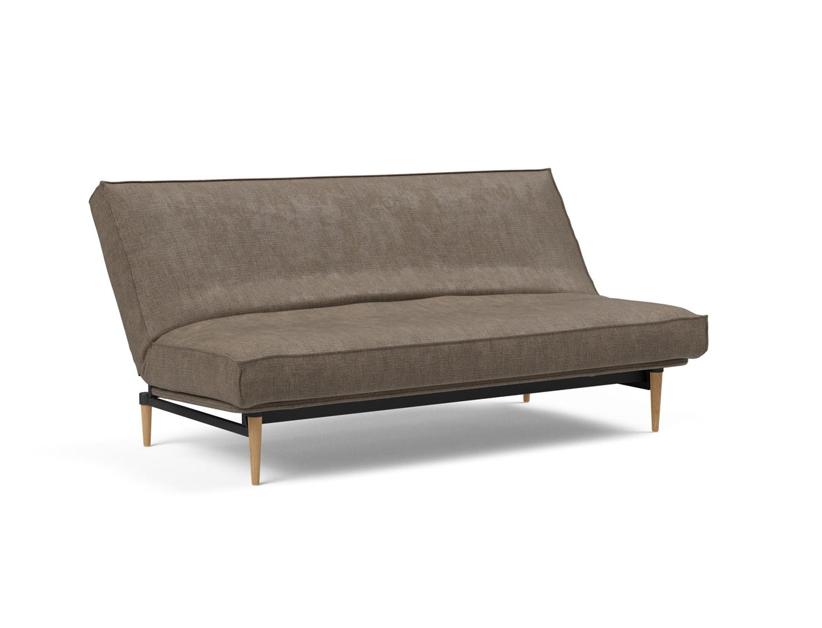 Colpus Bettsofa 140 Sharp Plus Cover mit Gestellbezug Soft Spring in 411 Esina Cedar Brown präsentiert im Onlineshop von KAQTU Design AG. Bettsofa ist von Innovation Living