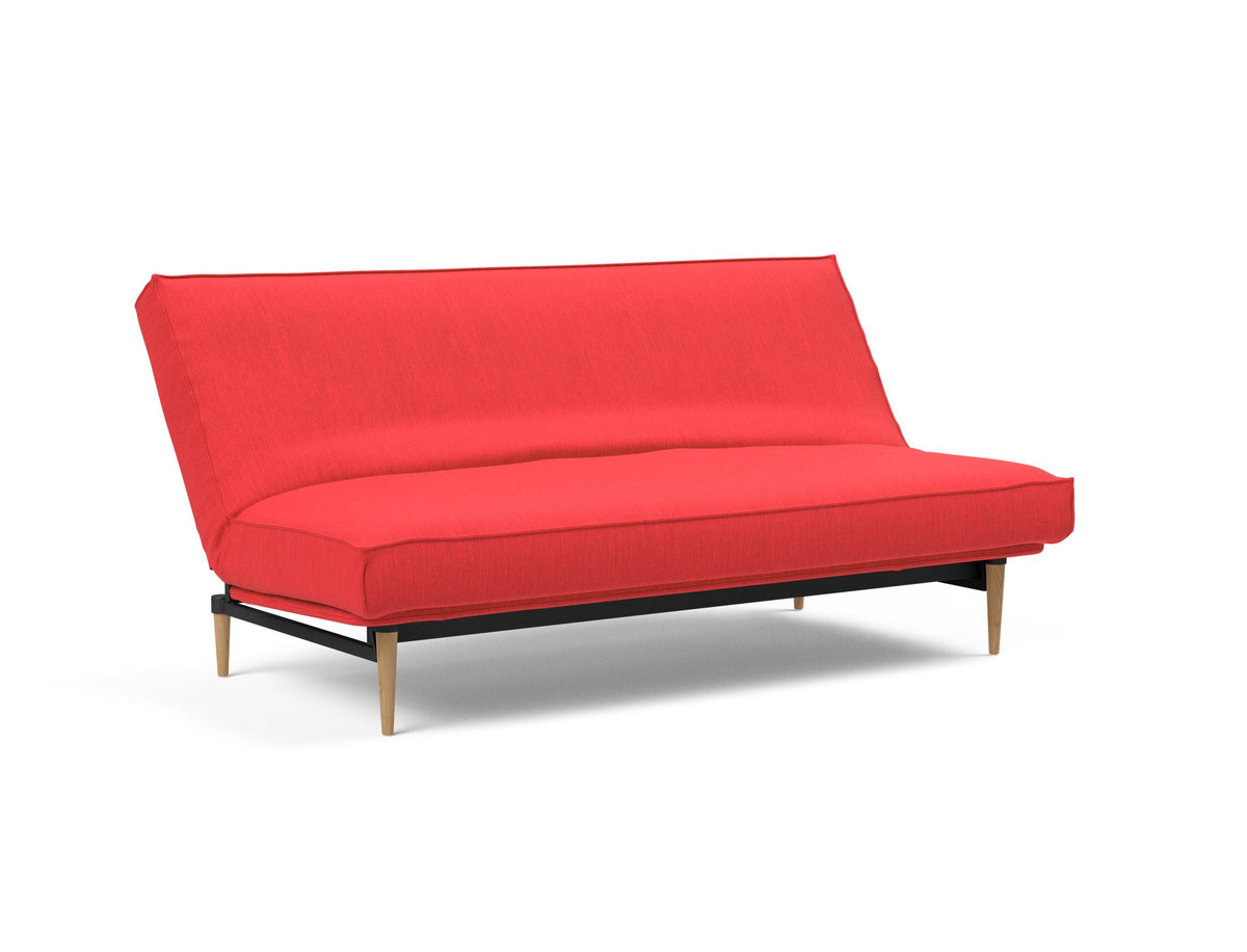 Colpus Bettsofa 140 Sharp Plus Cover mit Gestellbezug Soft Spring in 511 Elegance Red präsentiert im Onlineshop von KAQTU Design AG. Bettsofa ist von Innovation Living