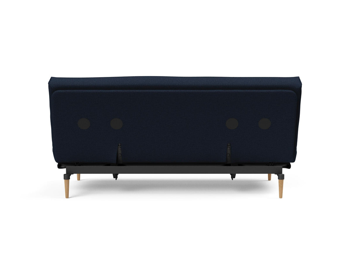 Colpus Bettsofa 140 Sharp Plus Cover mit Gestellbezug Soft Spring in 528 Mixed Dance Blue präsentiert im Onlineshop von KAQTU Design AG. Bettsofa ist von Innovation Living