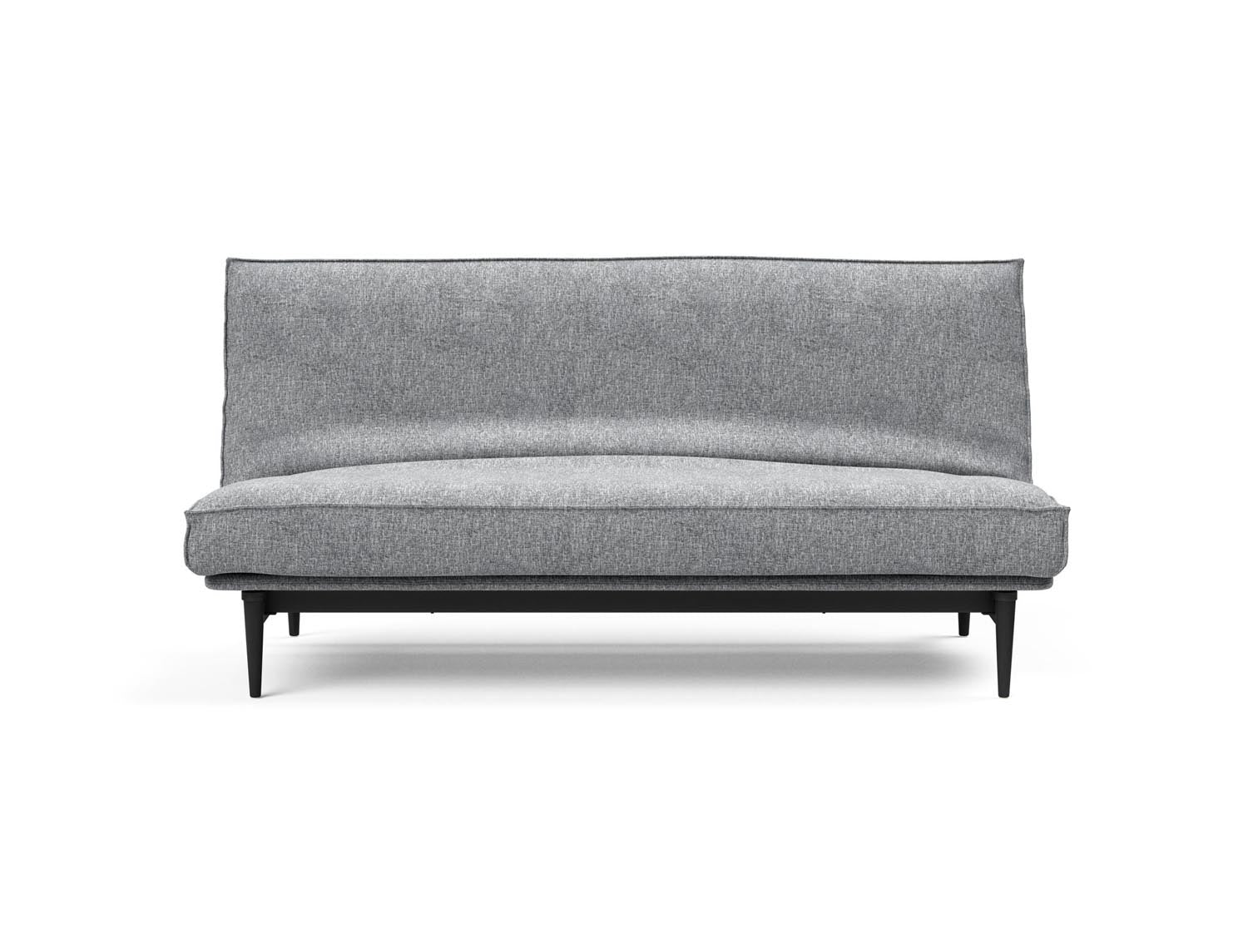Colpus Bettsofa 140 Sharp Plus Cover Eiche schwarz mit Gestellbezug Soft Spring