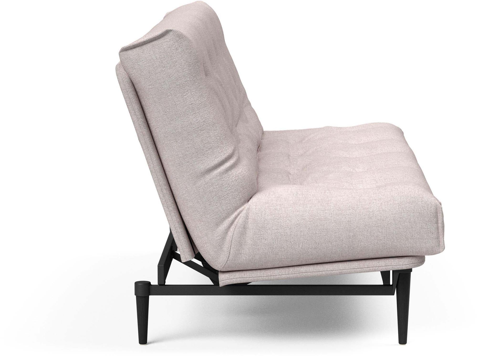 Erleben Sie das Colpus Bettsofa 140 in Nordic Eiche schwarz – ein elegantes, funktionales Möbelstück, das Komfort und Stil vereint.