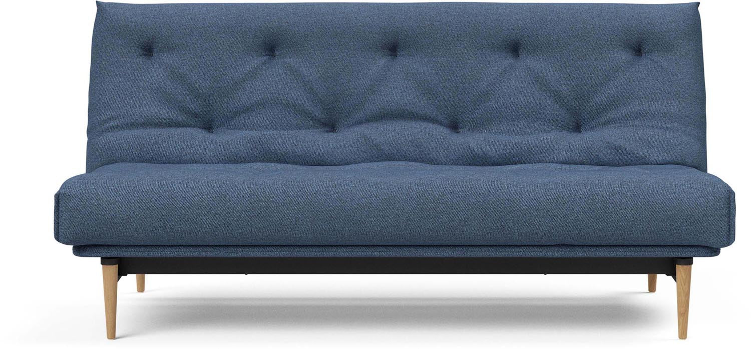Erleben Sie das stilvolle Colpus Bettsofa 140 Nordic Classic von Innovation Living – ideal für zeitgemäße Einrichtung und vielseitige Schlafmöglichkeiten.
