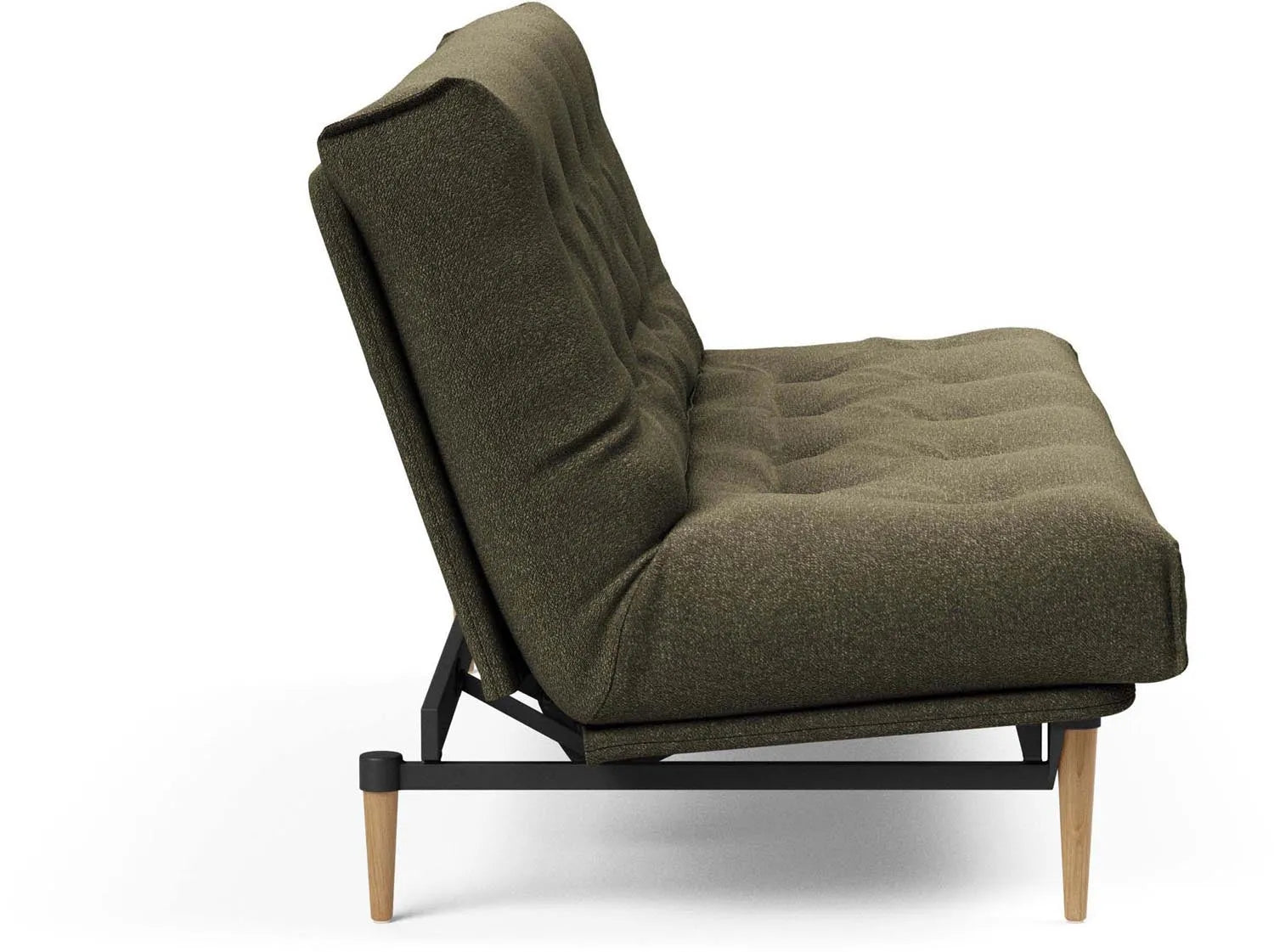Erleben Sie das stilvolle Colpus Bettsofa 140 Nordic Classic von Innovation Living – ideal für zeitgemäße Räume und vielseitige Schlafmöglichkeiten.
