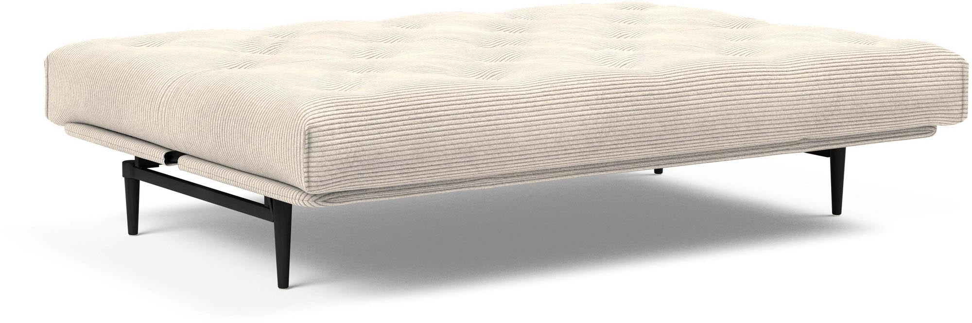 Entdecken Sie das stilvolle Colpus Bettsofa 140 in Nordic Eiche schwarz – perfekt für zeitgemäße Einrichtung und gemütliche Nächte.