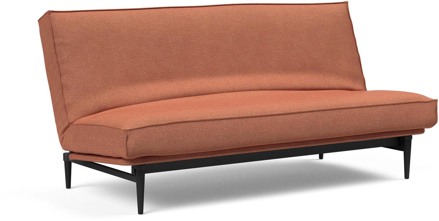 Entdecken Sie das stilvolle Colpus Bettsofa 140 Sharp Plus in edler schwarzer Eiche von Innovation Living – perfekt für moderne Wohnräume.