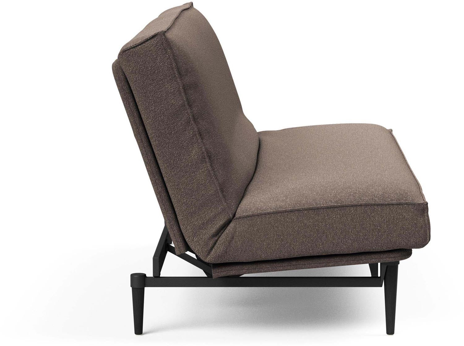 Erleben Sie das elegante Colpus Bettsofa 140 Sharp Plus in schwarzer Eiche von Innovation Living – ideal für zeitgemäße Einrichtungskonzepte.