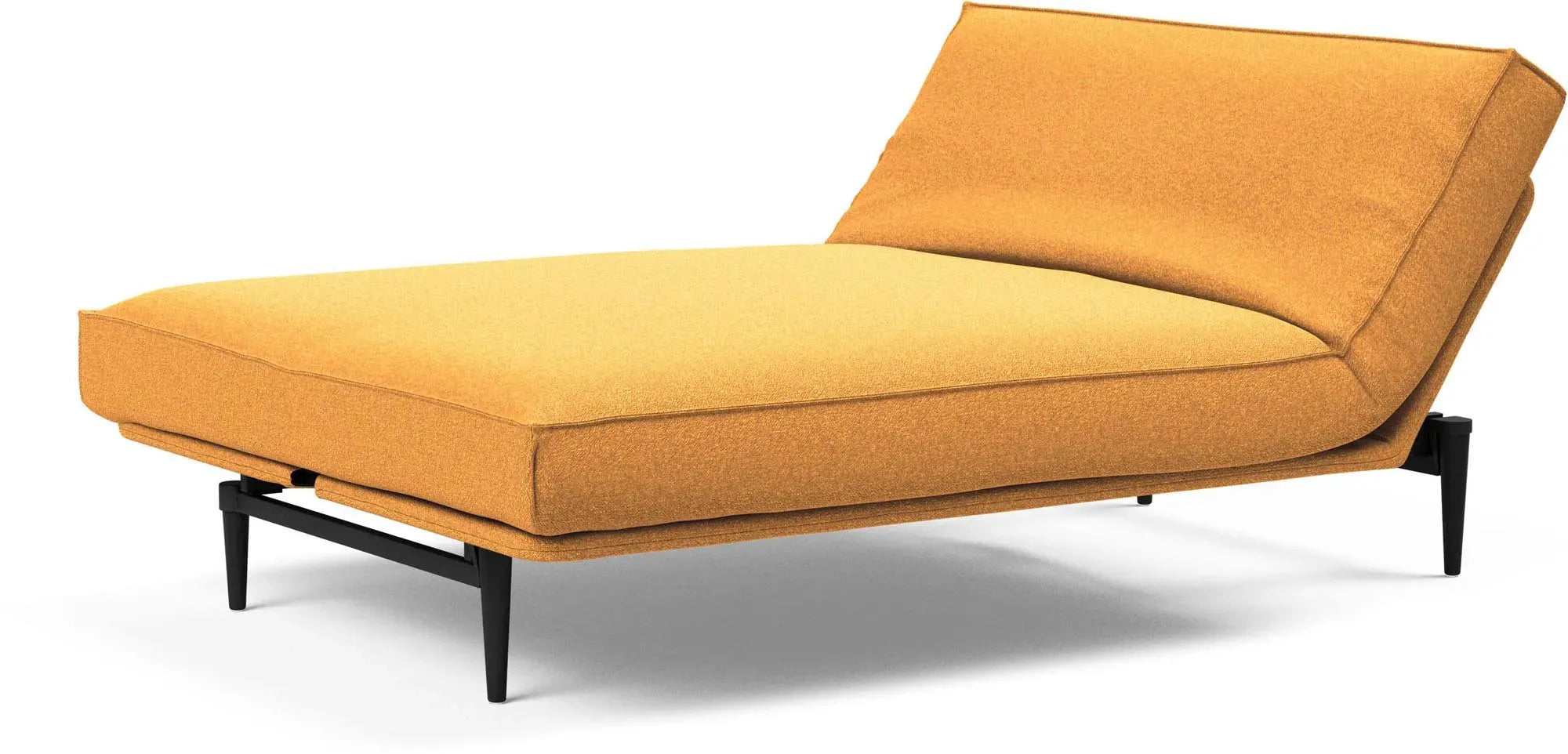 Entdecken Sie das stilvolle Colpus Bettsofa 140 Sharp Plus in edler schwarzer Eiche von Innovation Living – perfekt für moderne Wohnräume.