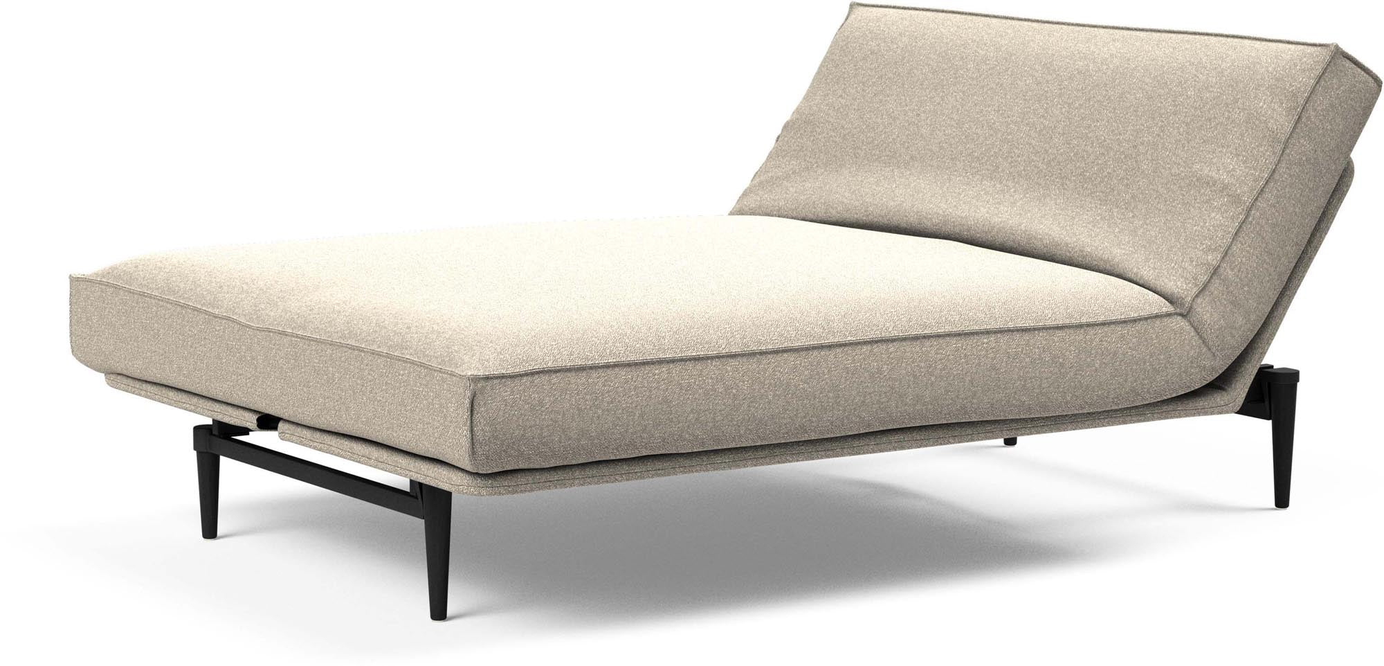 Entdecken Sie das stilvolle Colpus Bettsofa 140 Sharp Plus in edler schwarzer Eiche von Innovation Living – perfekt für moderne Wohnräume.