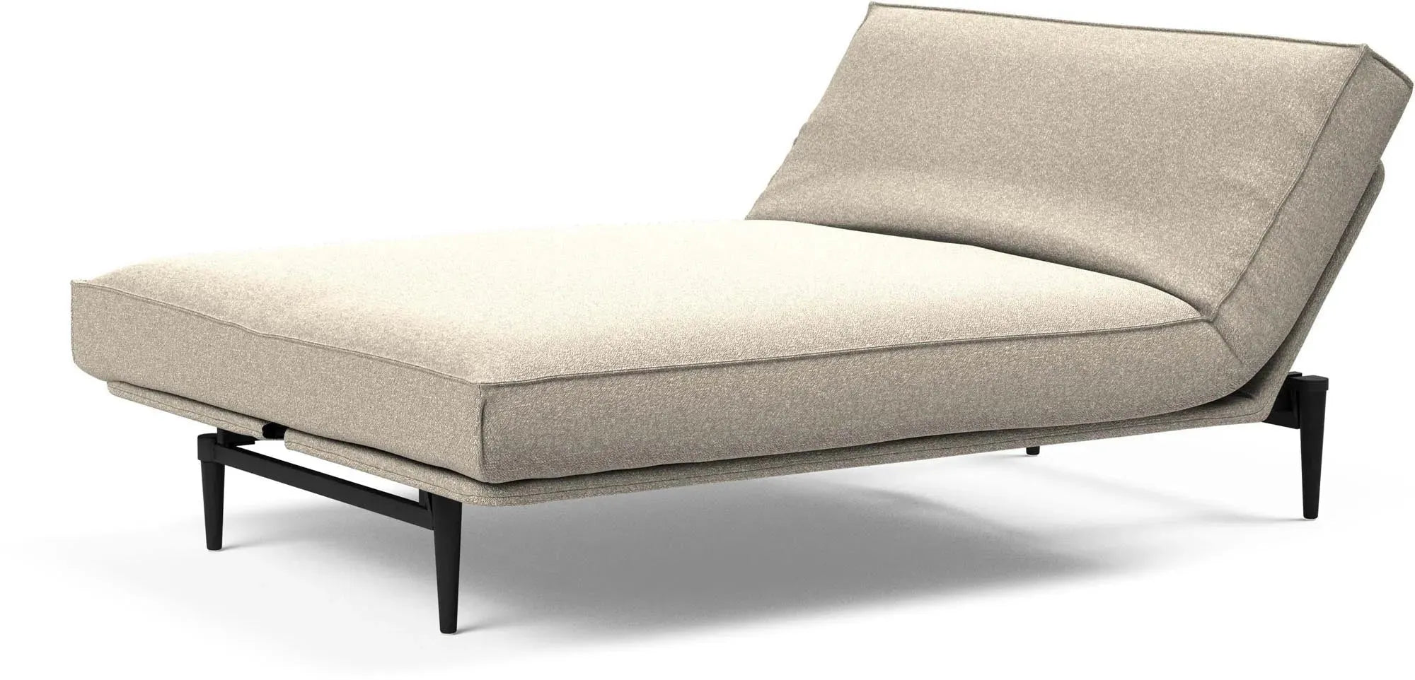 Erleben Sie das stilvolle Colpus Bettsofa 140 Sharp Plus in elegantem Eiche schwarz von Innovation Living – ideal für platzsparende und trendige Räume.