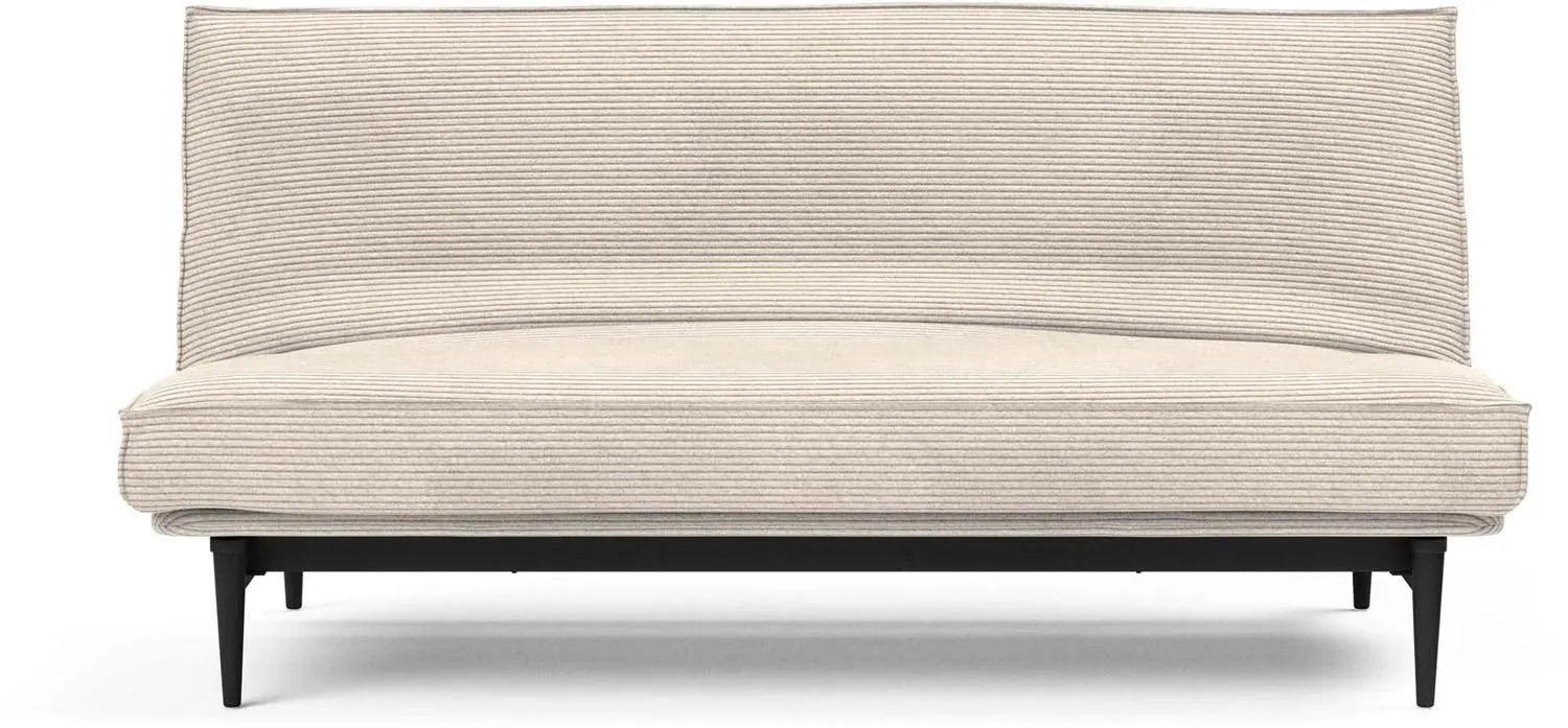 Erleben Sie das elegante Colpus Bettsofa 140 Sharp Plus in schwarzer Eiche von Innovation Living – ideal für kleine Wohnräume und vielseitige Nutzung.