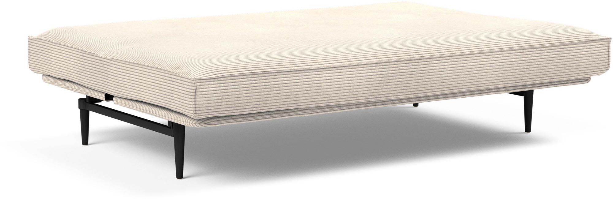 Entdecken Sie das stilvolle Colpus Bettsofa 140 Sharp Plus in edler schwarzer Eiche von Innovation Living – perfekt für moderne Wohnräume.