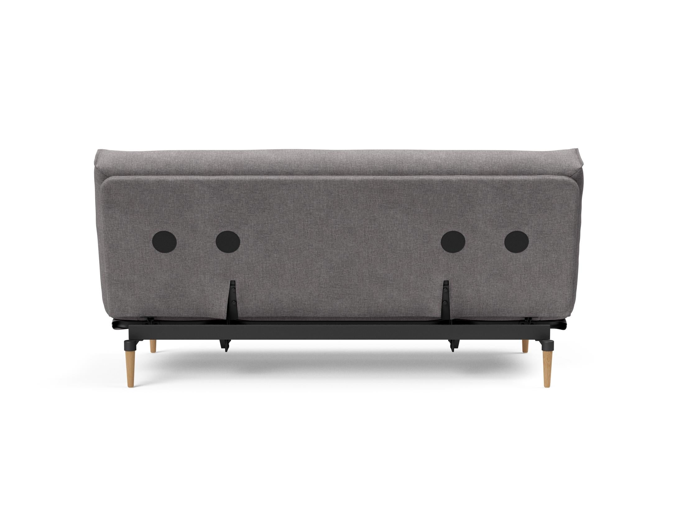 Erleben Sie das Colpus Bettsofa 140 Nordic: Stilvolles Möbelstück mit Soft Spring Matratze und praktischem, abnehmbarem Bezug für höchsten Komfort.