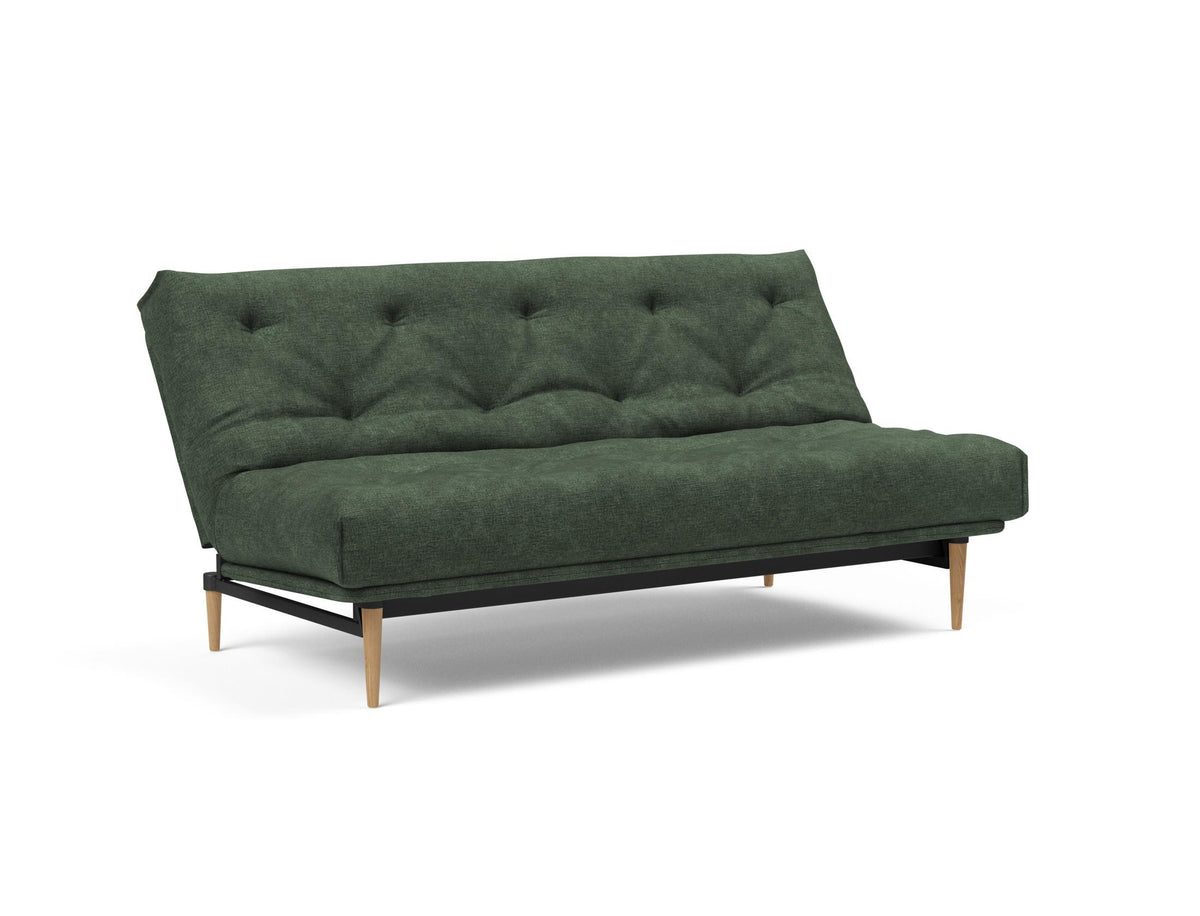 Colpus Bettsofa 140 Nordic mit Gestellbezug Soft Spring in 281 Avella Pine Green präsentiert im Onlineshop von KAQTU Design AG. Bettsofa ist von Innovation Living