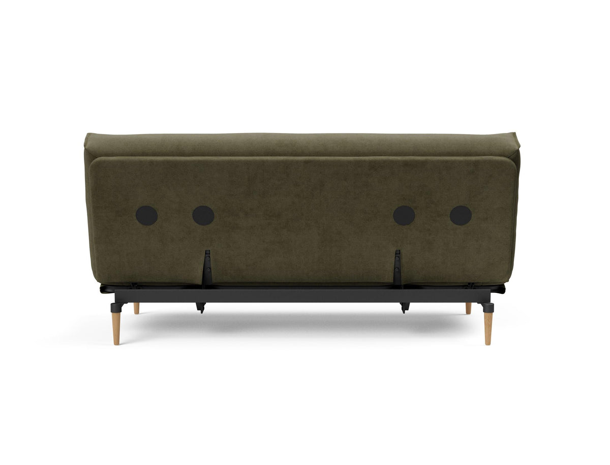 Colpus Bettsofa 140 Nordic mit Gestellbezug Soft Spring in 316 Cordufine Pine Green präsentiert im Onlineshop von KAQTU Design AG. Bettsofa ist von Innovation Living