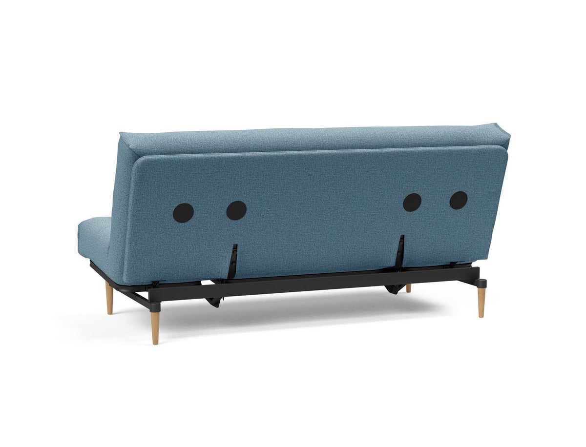 Colpus Bettsofa 140 Nordic Soft Spring in 525 Mixed Dance Light Blue präsentiert im Onlineshop von KAQTU Design AG. Bettsofa ist von Innovation Living