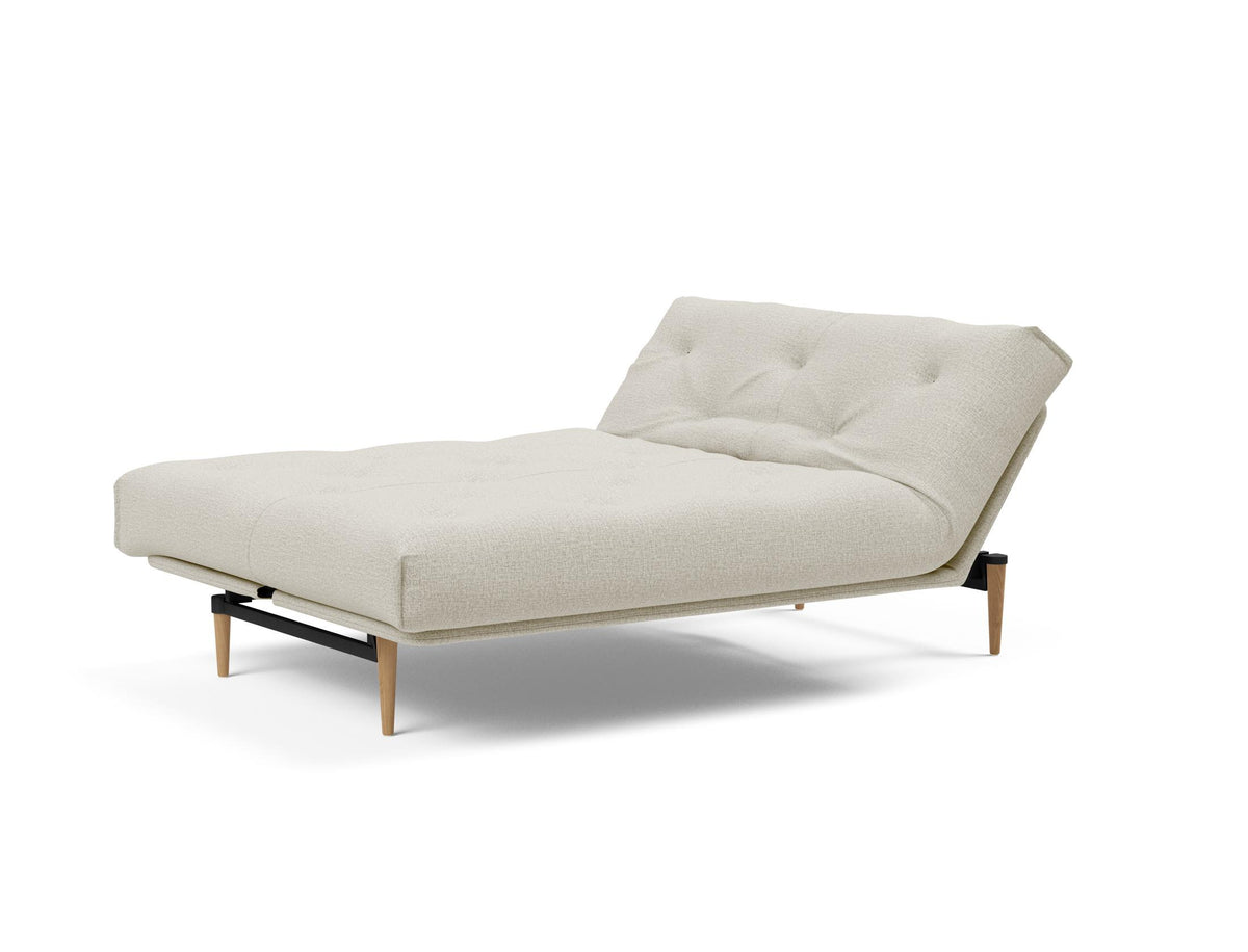 Colpus Bettsofa 140 Nordic mit Gestellbezug Soft Spring in 527 Mixed Dance Natural präsentiert im Onlineshop von KAQTU Design AG. Bettsofa ist von Innovation Living