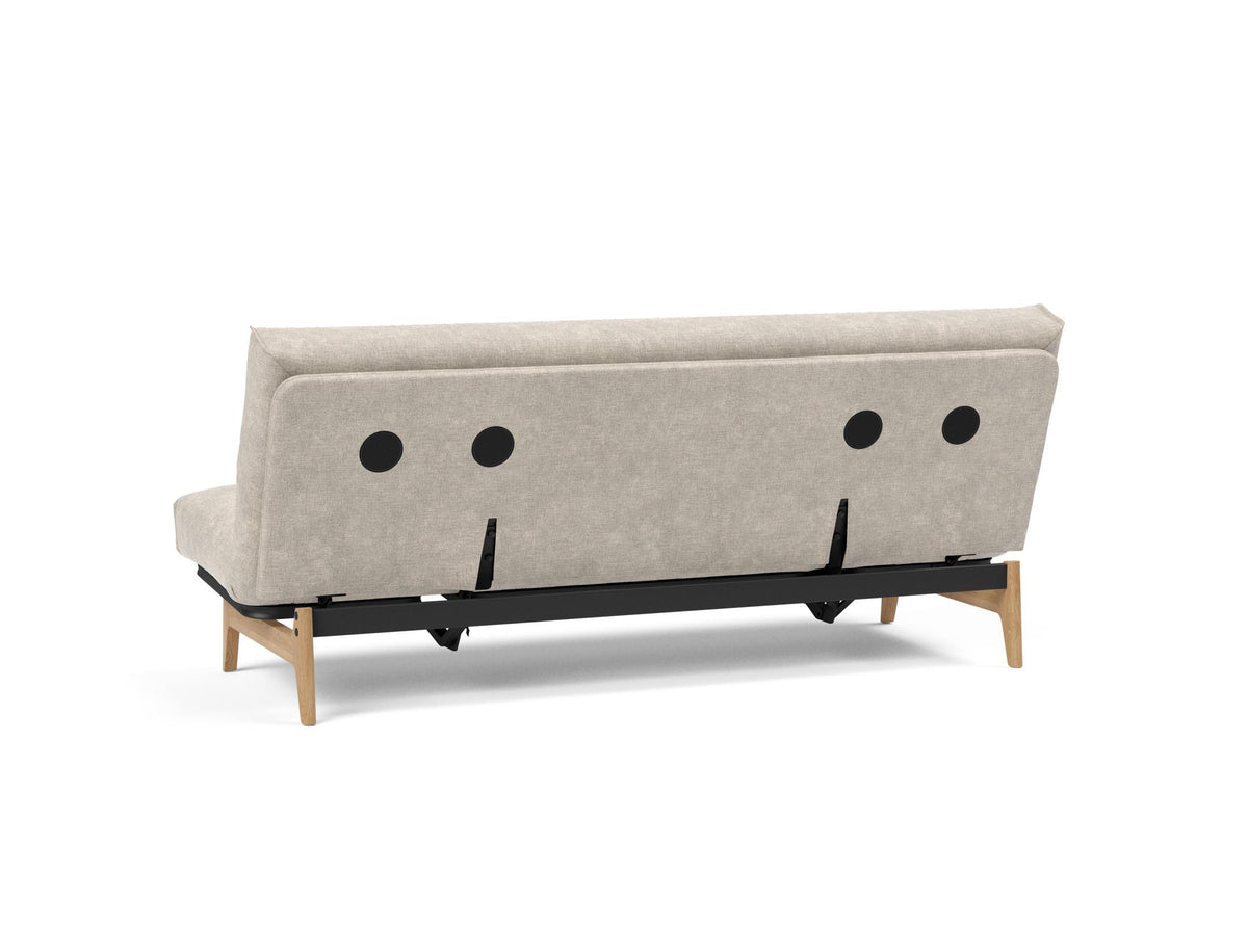 Aslak 120 Bettsofa Nordic Cover Soft Spring in 280 Avella Sand präsentiert im Onlineshop von KAQTU Design AG. Bettsofa ist von Innovation Living