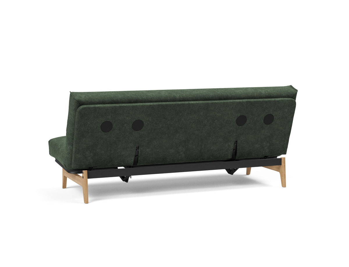 Aslak 120 Bettsofa Nordic Cover Soft Spring in 281 Avella Pine Green präsentiert im Onlineshop von KAQTU Design AG. Bettsofa ist von Innovation Living