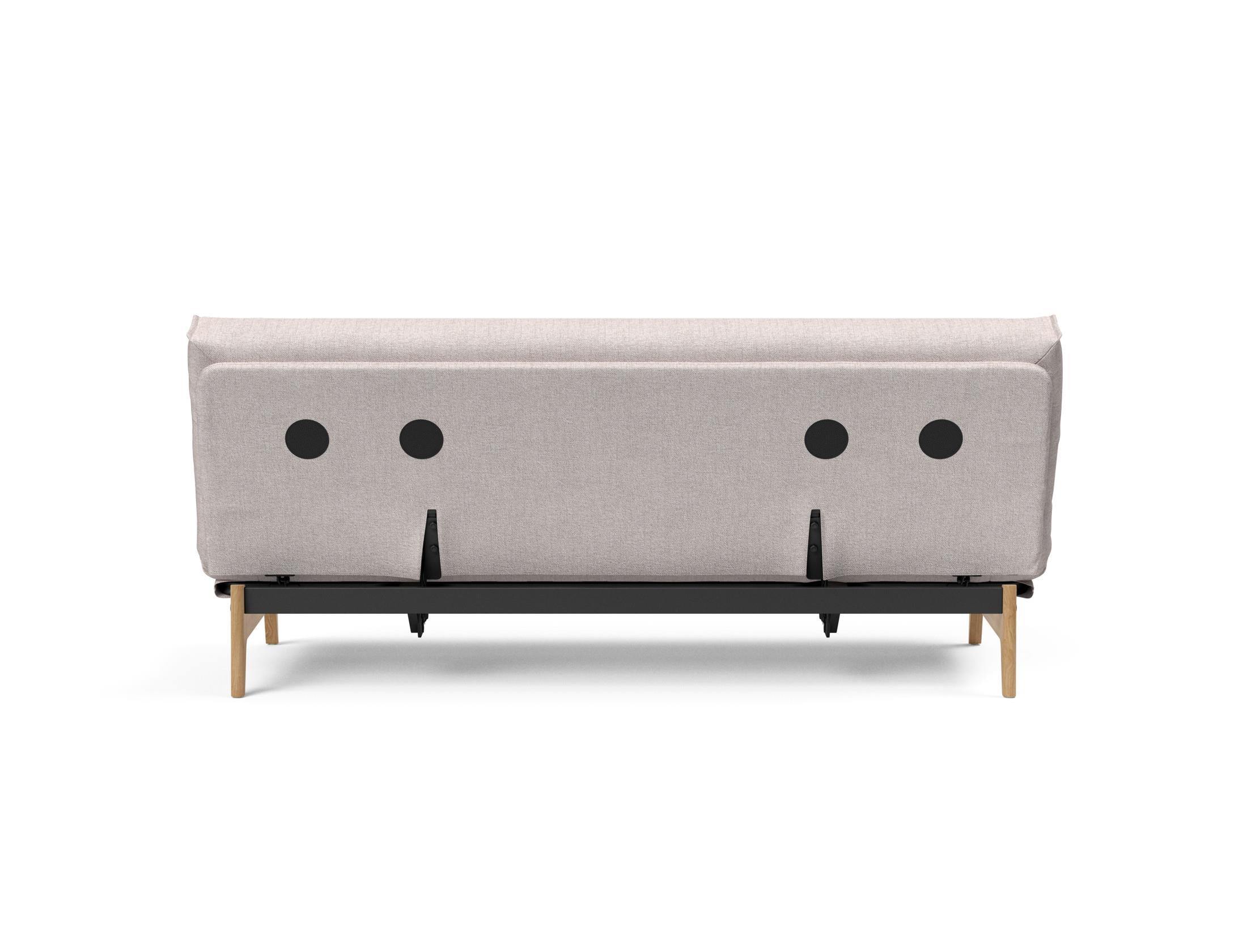 Erleben Sie das Aslak 120 Bettsofa Nordic Cover Soft Spring – eine stilvolle Kombination aus skandinavischem Design und herausragendem Schlafkomfort.