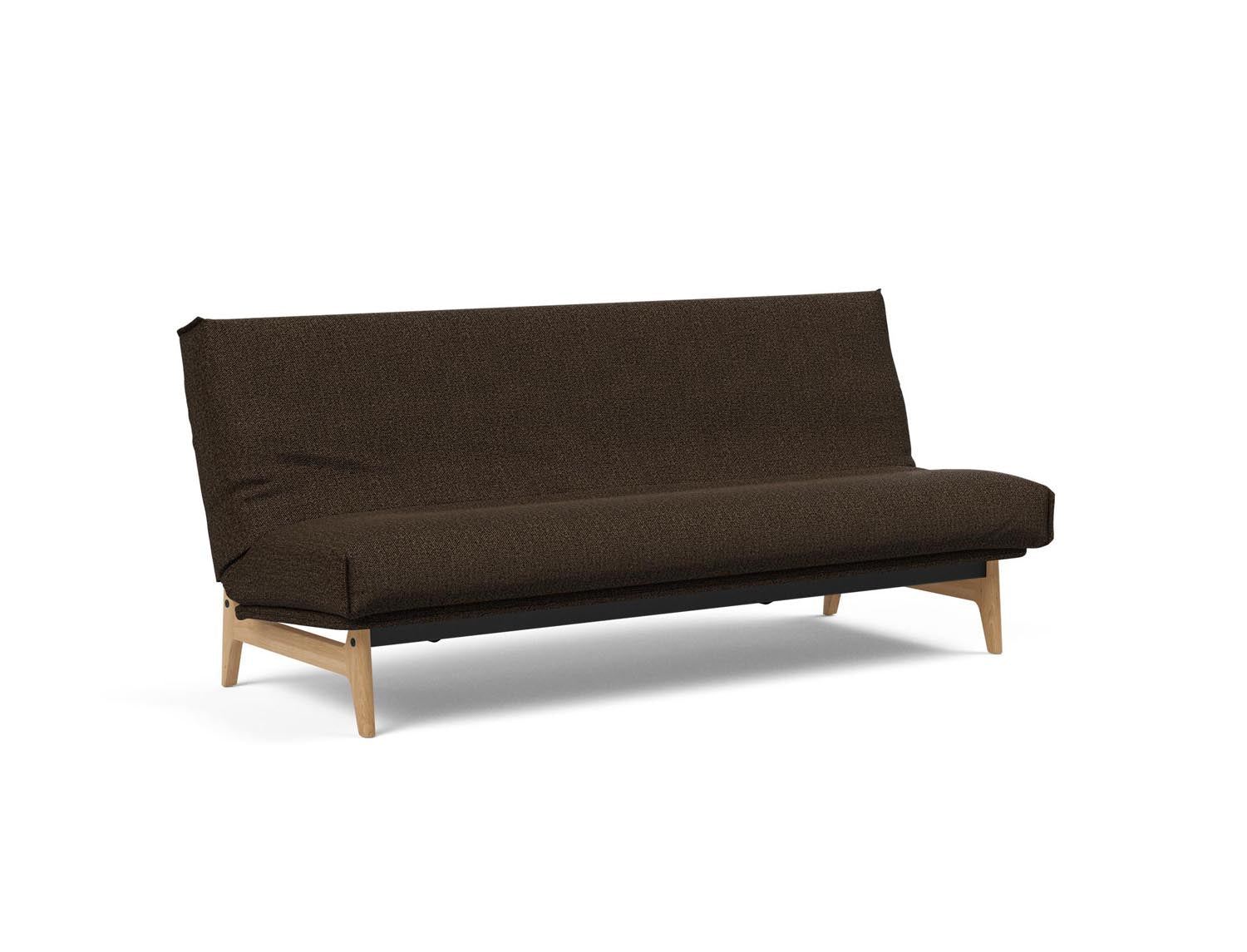 Aslak 120 Bettsofa Nordic Cover: Elegantes Sofa mit Soft Spring Federung, perfekt für entspannte Abende und stilvolle Einrichtung.