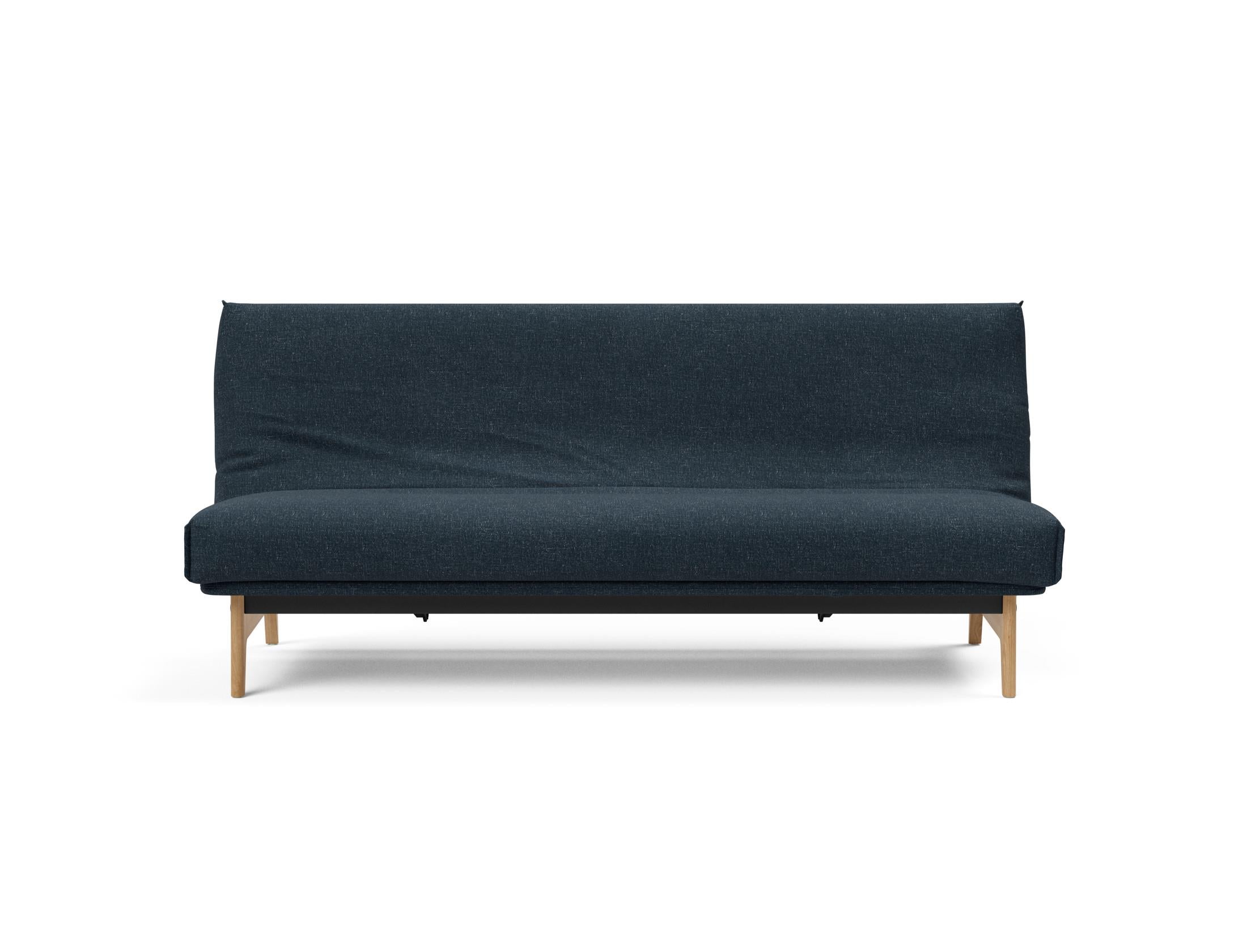 Aslak 120 Bettsofa Nordic Cover: Modernes Design mit Soft Spring Federung, ideal für gemütliche Nächte und stilvolle Wohnräume.