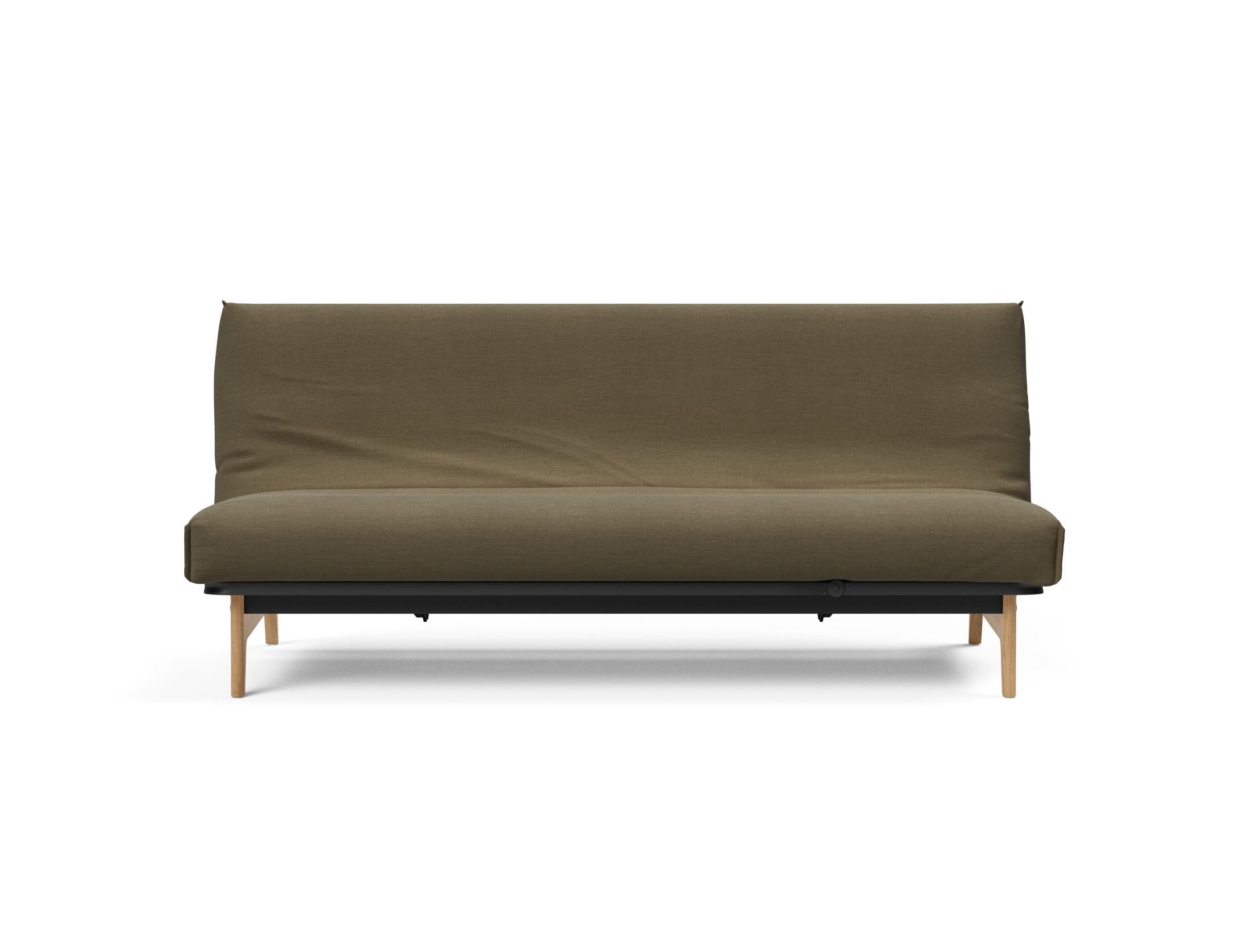 Erleben Sie das Aslak 120 Bettsofa Nordic Cover Soft Spring von Innovation Living – eine perfekte Kombination aus modernem Stil und optimalem Schlafkomfort.