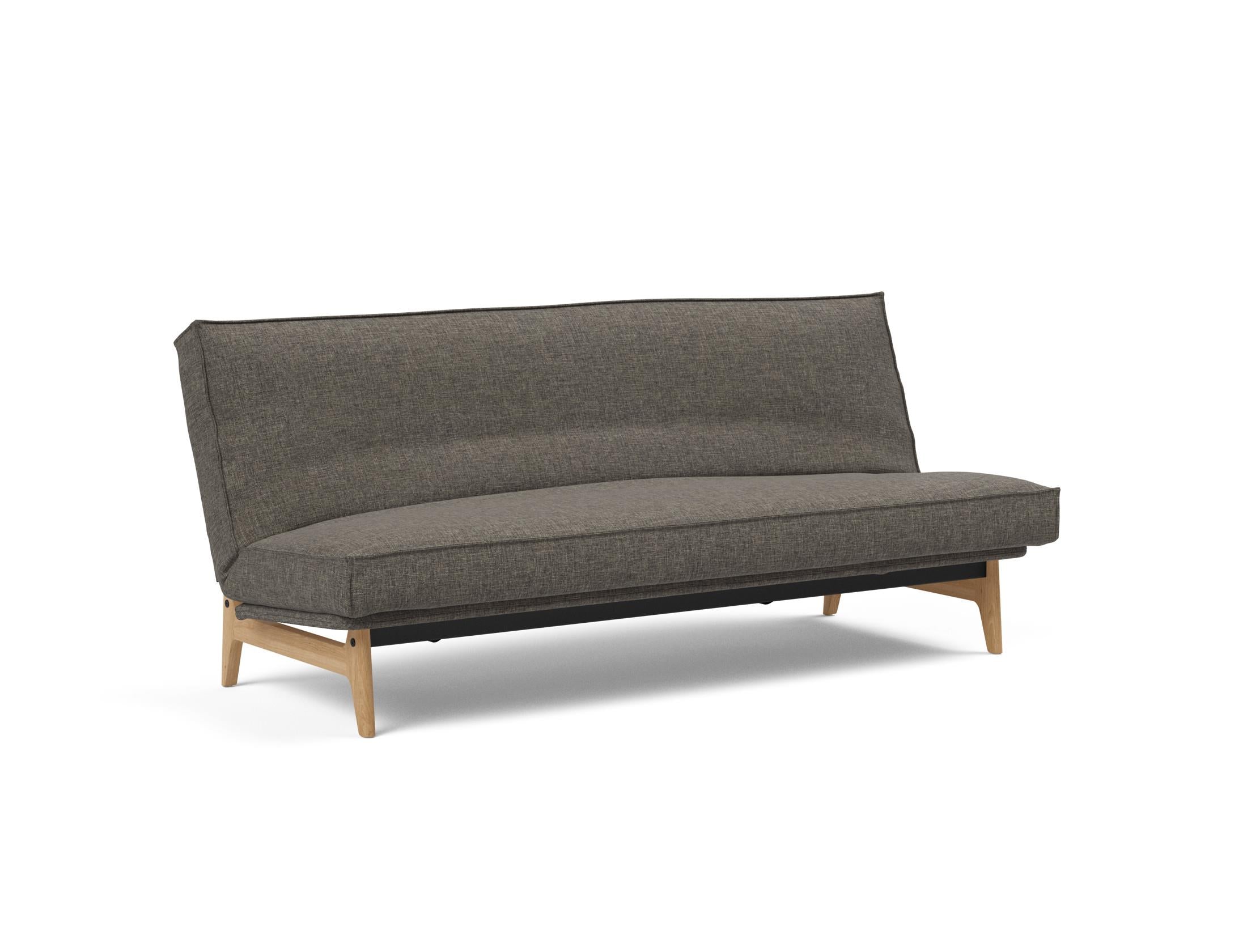 Erleben Sie das Aslak 120 Bettsofa mit stilvollem Sharp Plus Bezug und Soft Spring Gestell – perfekt für Komfort und modernes Design.