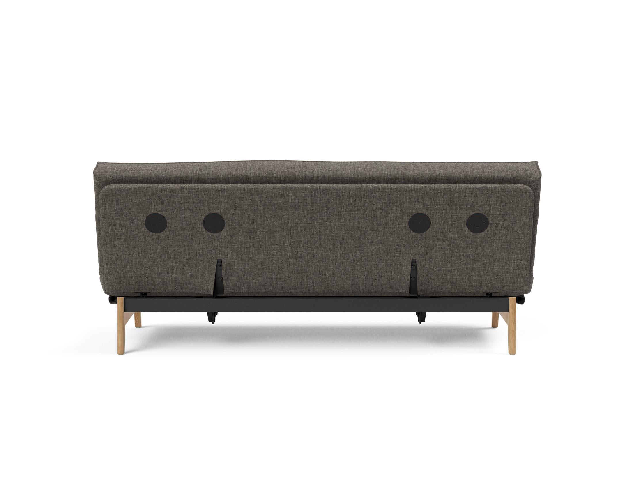 Erleben Sie das Aslak 120 Bettsofa mit modernem Sharp Plus Bezug und komfortablem Soft Spring Gestell – perfekt für Ihr Zuhause.