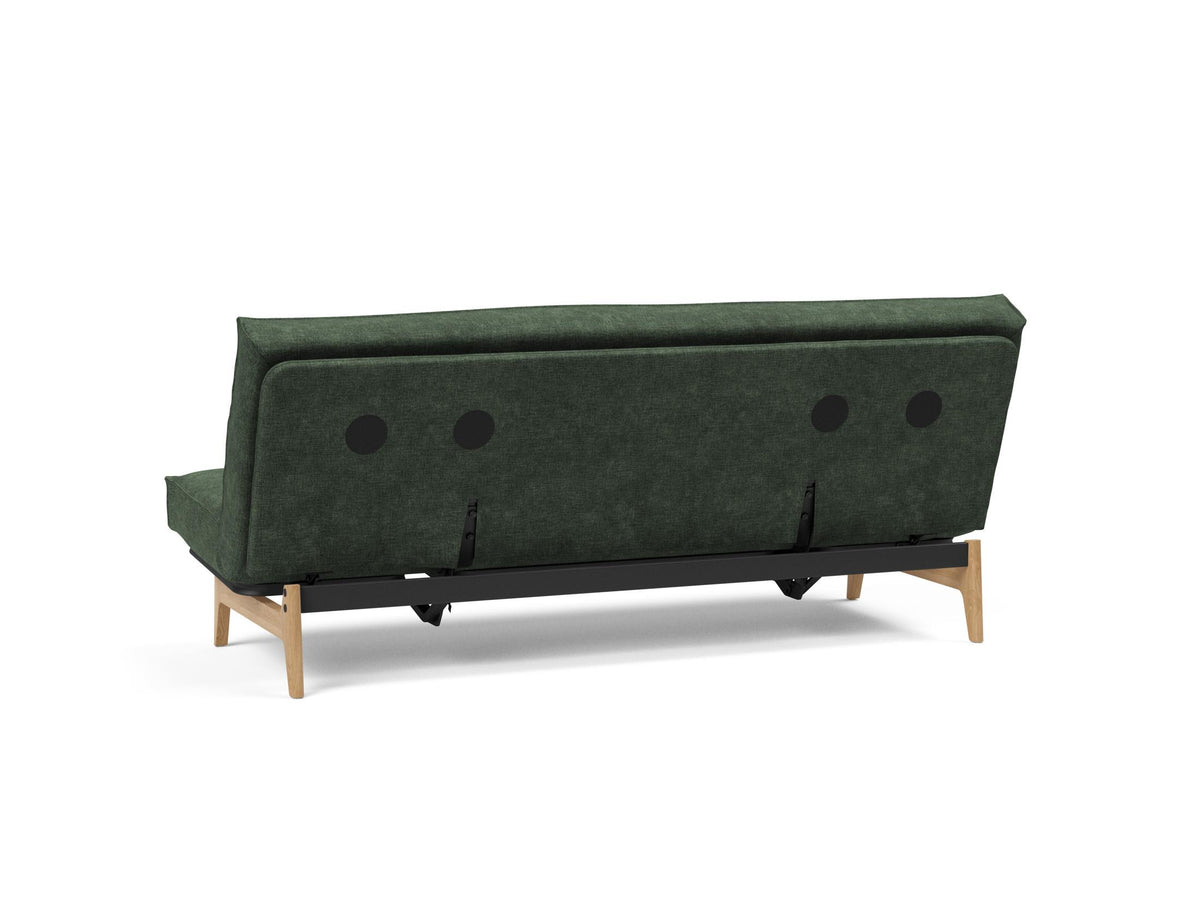 Aslak 120 Bettsofa Sharp Plus Cover Soft Spring in 281 Avella Pine Green präsentiert im Onlineshop von KAQTU Design AG. Bettsofa ist von Innovation Living