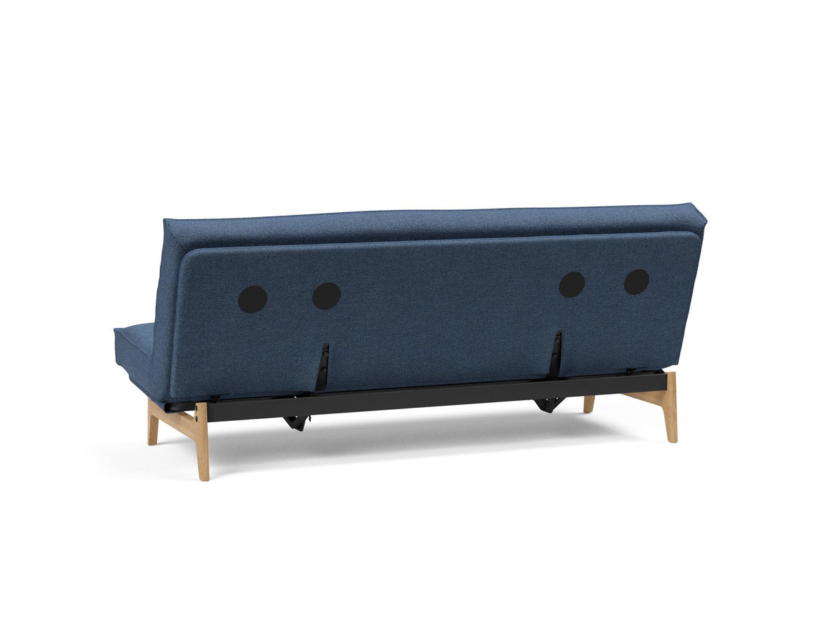 Aslak 120 Bettsofa Sharp Plus Cover Soft Spring in 302 Weda Blue präsentiert im Onlineshop von KAQTU Design AG. Bettsofa ist von Innovation Living