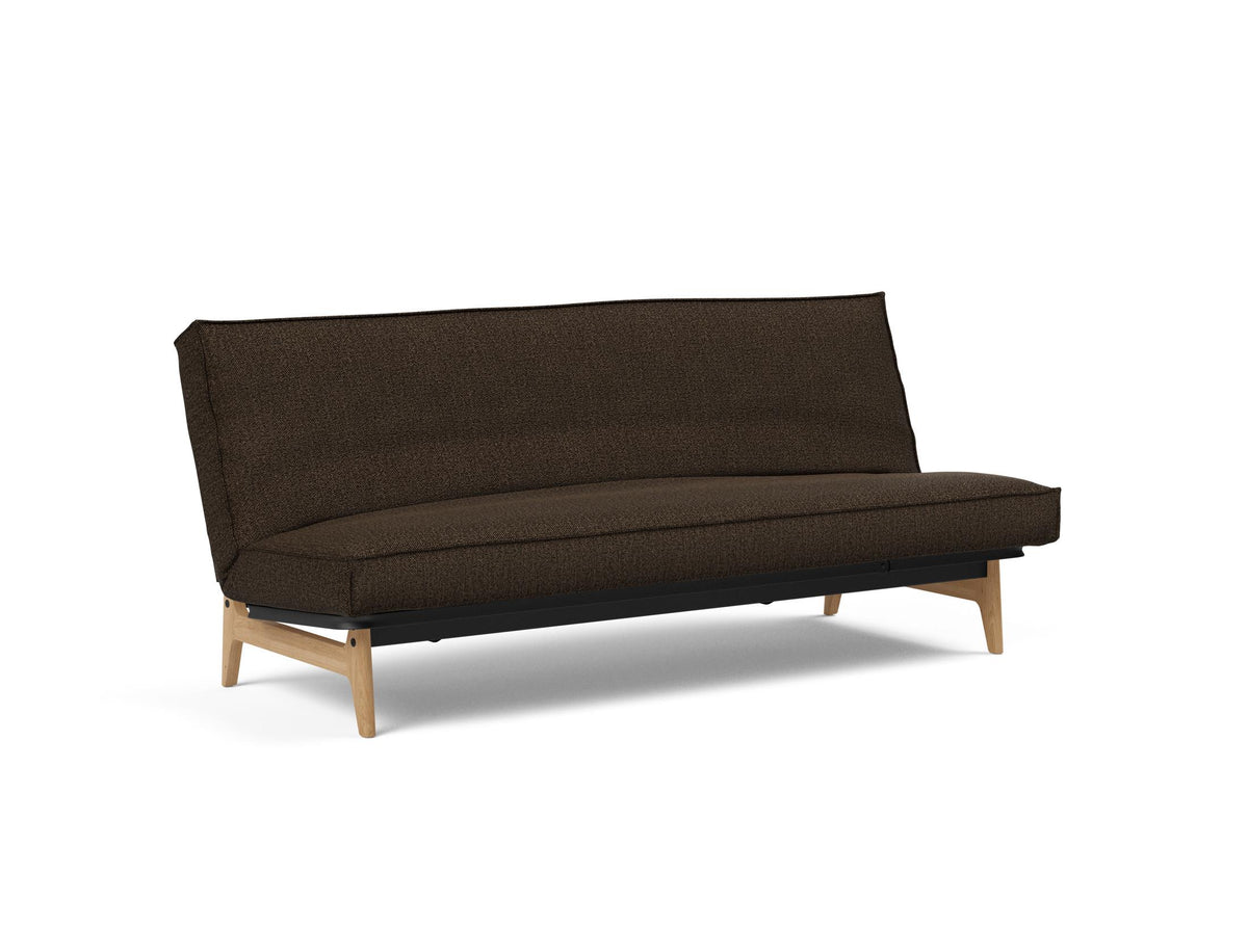 Aslak 120 Bettsofa Sharp Plus Cover Soft Spring in 358 Taura Chocco präsentiert im Onlineshop von KAQTU Design AG. Bettsofa ist von Innovation Living