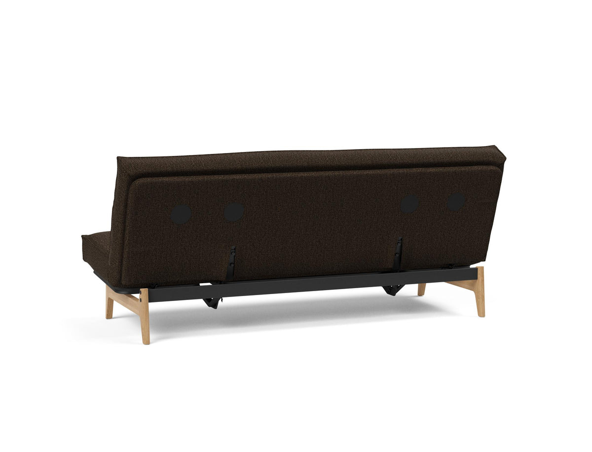 Aslak 120 Bettsofa Sharp Plus Cover Soft Spring in 358 Taura Chocco präsentiert im Onlineshop von KAQTU Design AG. Bettsofa ist von Innovation Living