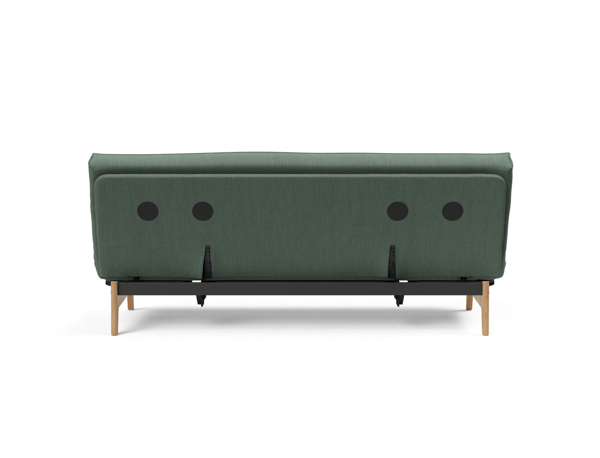 Aslak 120 Bettsofa Sharp Plus Cover Soft Spring in 518 Elegance Green präsentiert im Onlineshop von KAQTU Design AG. Bettsofa ist von Innovation Living