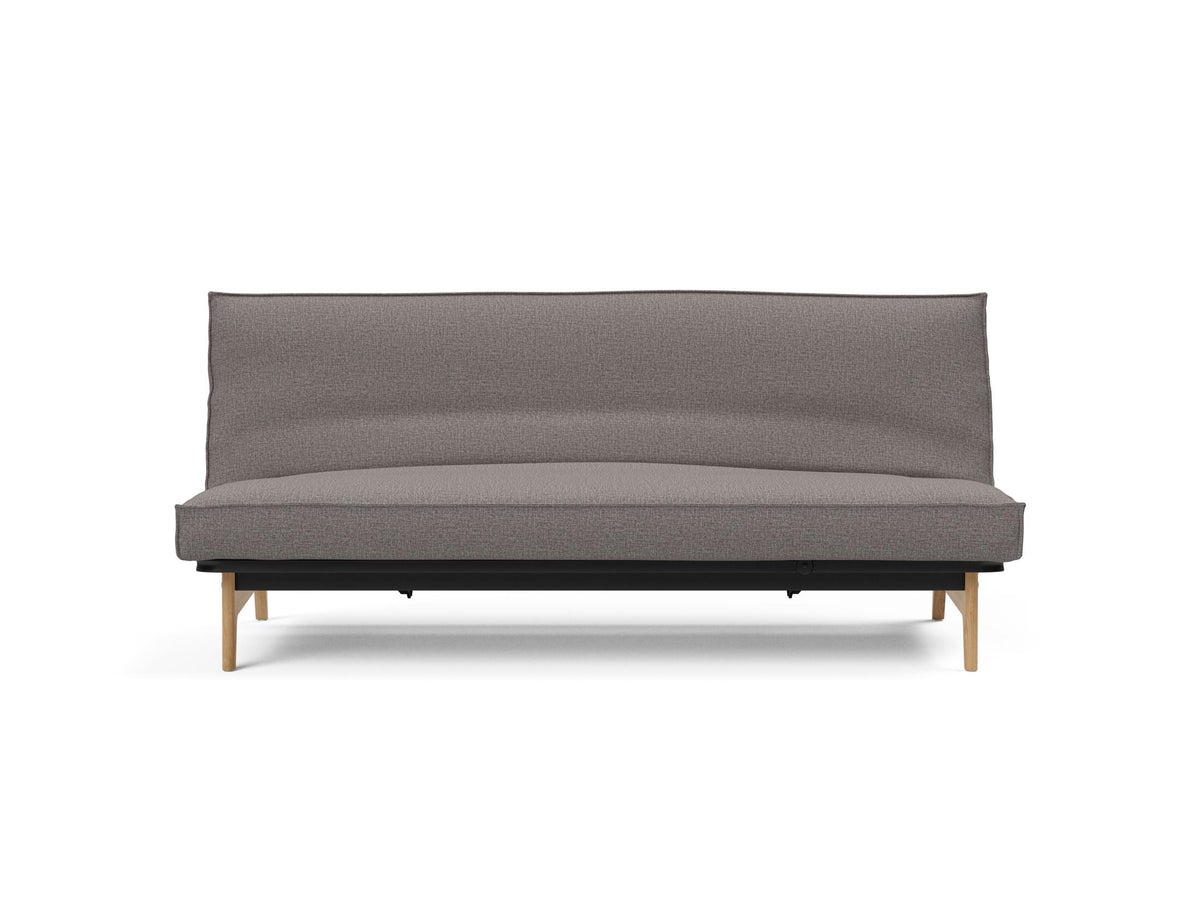 Aslak 120 Bettsofa Sharp Plus Cover Soft Spring in 521 Mixed Dance Grey präsentiert im Onlineshop von KAQTU Design AG. Bettsofa ist von Innovation Living