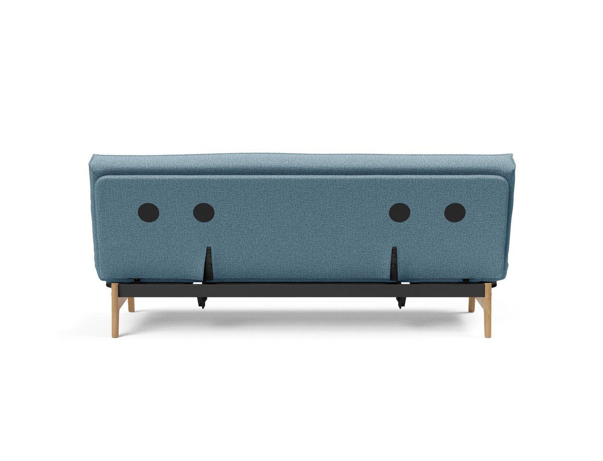 Aslak 120 Bettsofa Sharp Plus Cover Soft Spring in 525 Mixed Dance Light Blue präsentiert im Onlineshop von KAQTU Design AG. Bettsofa ist von Innovation Living