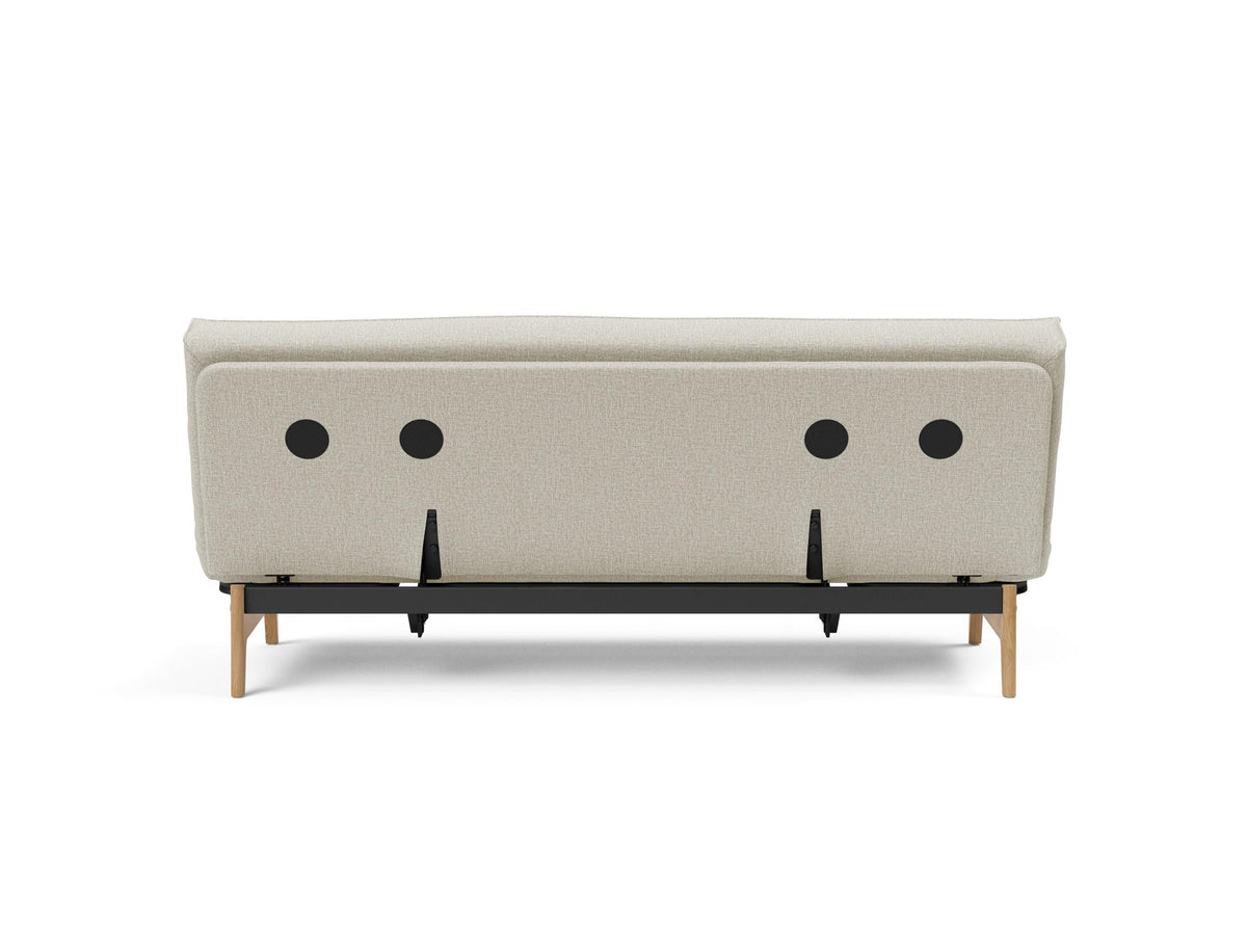 Aslak 120 Bettsofa Sharp Plus Cover Soft Spring in 527 Mixed Dance Natural präsentiert im Onlineshop von KAQTU Design AG. Bettsofa ist von Innovation Living