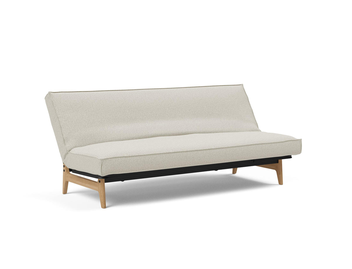 Aslak 120 Bettsofa Sharp Plus Cover Soft Spring in 527 Mixed Dance Natural präsentiert im Onlineshop von KAQTU Design AG. Bettsofa ist von Innovation Living