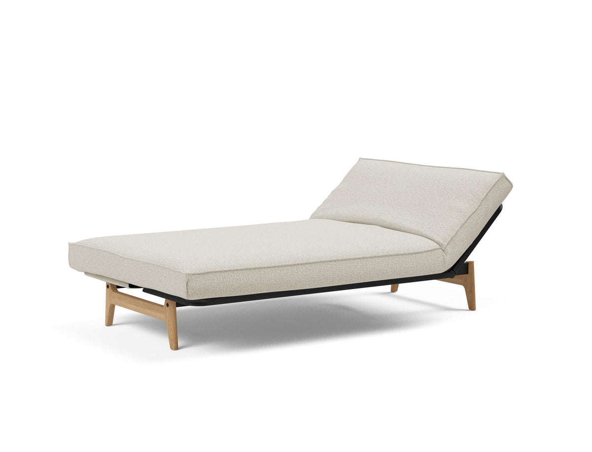 Aslak 120 Bettsofa Sharp Plus Cover Soft Spring in 527 Mixed Dance Natural präsentiert im Onlineshop von KAQTU Design AG. Bettsofa ist von Innovation Living