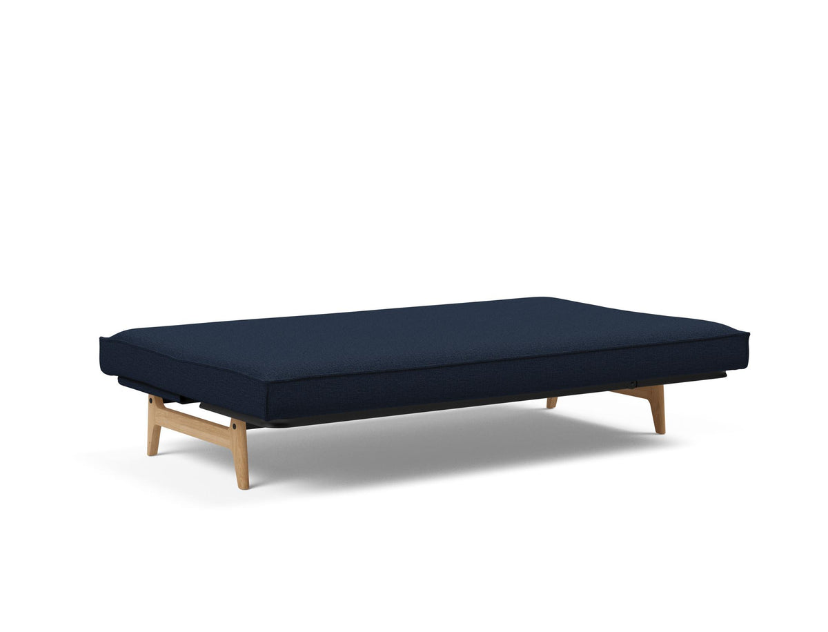 Aslak 120 Bettsofa Sharp Plus Cover Soft Spring in 528 Mixed Dance Blue präsentiert im Onlineshop von KAQTU Design AG. Bettsofa ist von Innovation Living